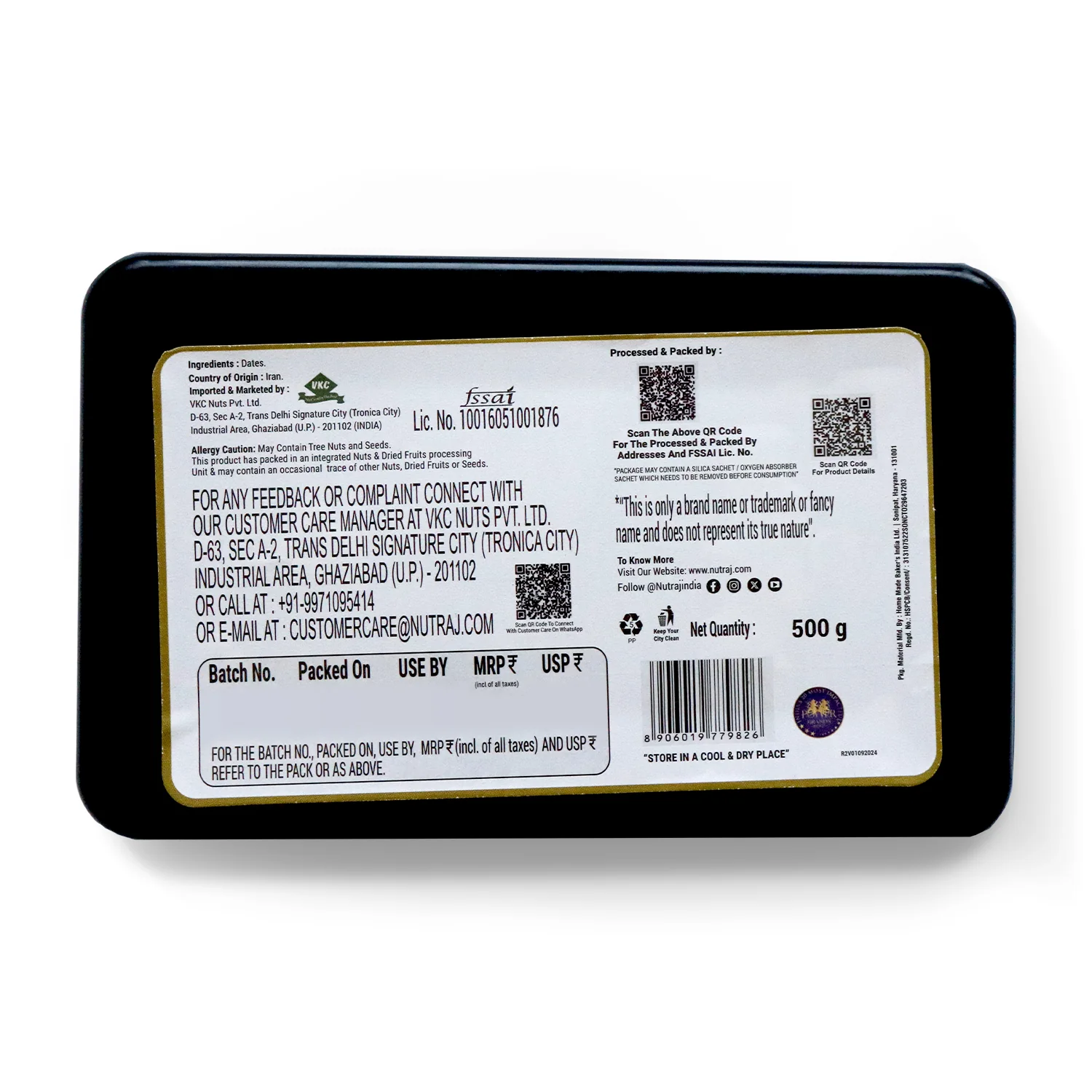 Nutraj Kimia Dates 500gm (Khajur/Khajoor) - Image 3