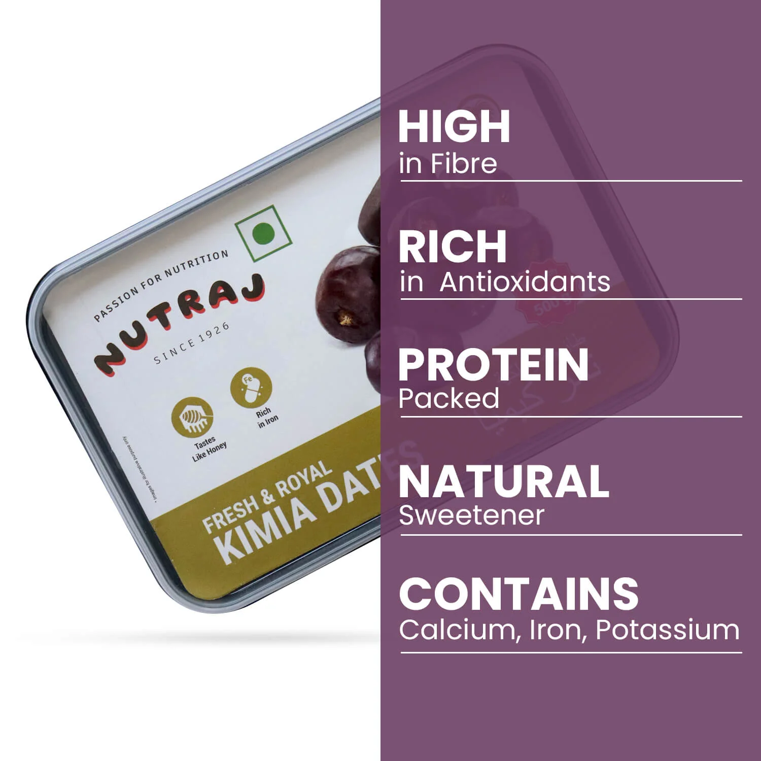 Nutraj Kimia Dates 500gm (Khajur/Khajoor) - Image 4