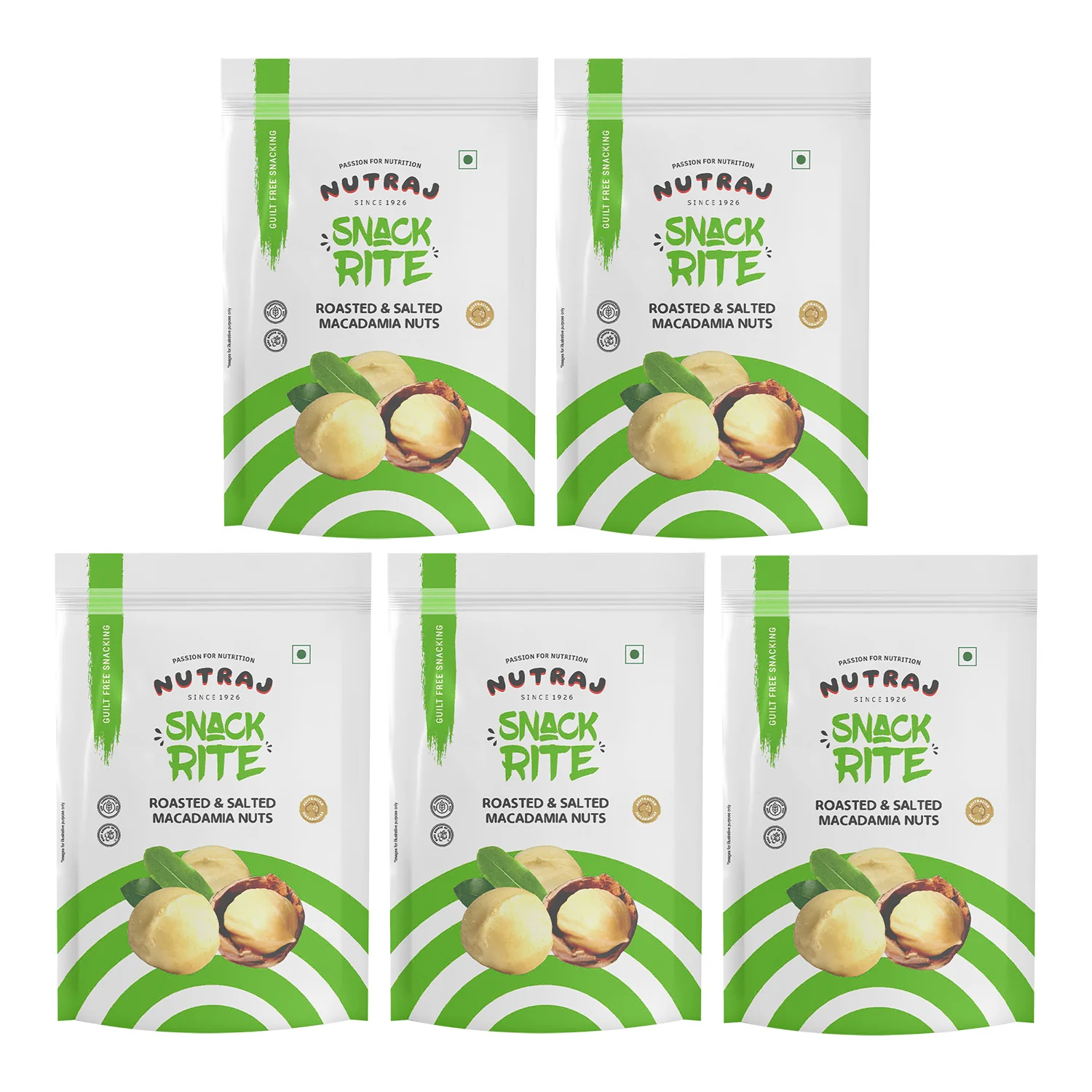 Nutraj Macadamia Roasted & Salted 100g Pouch - Image 10