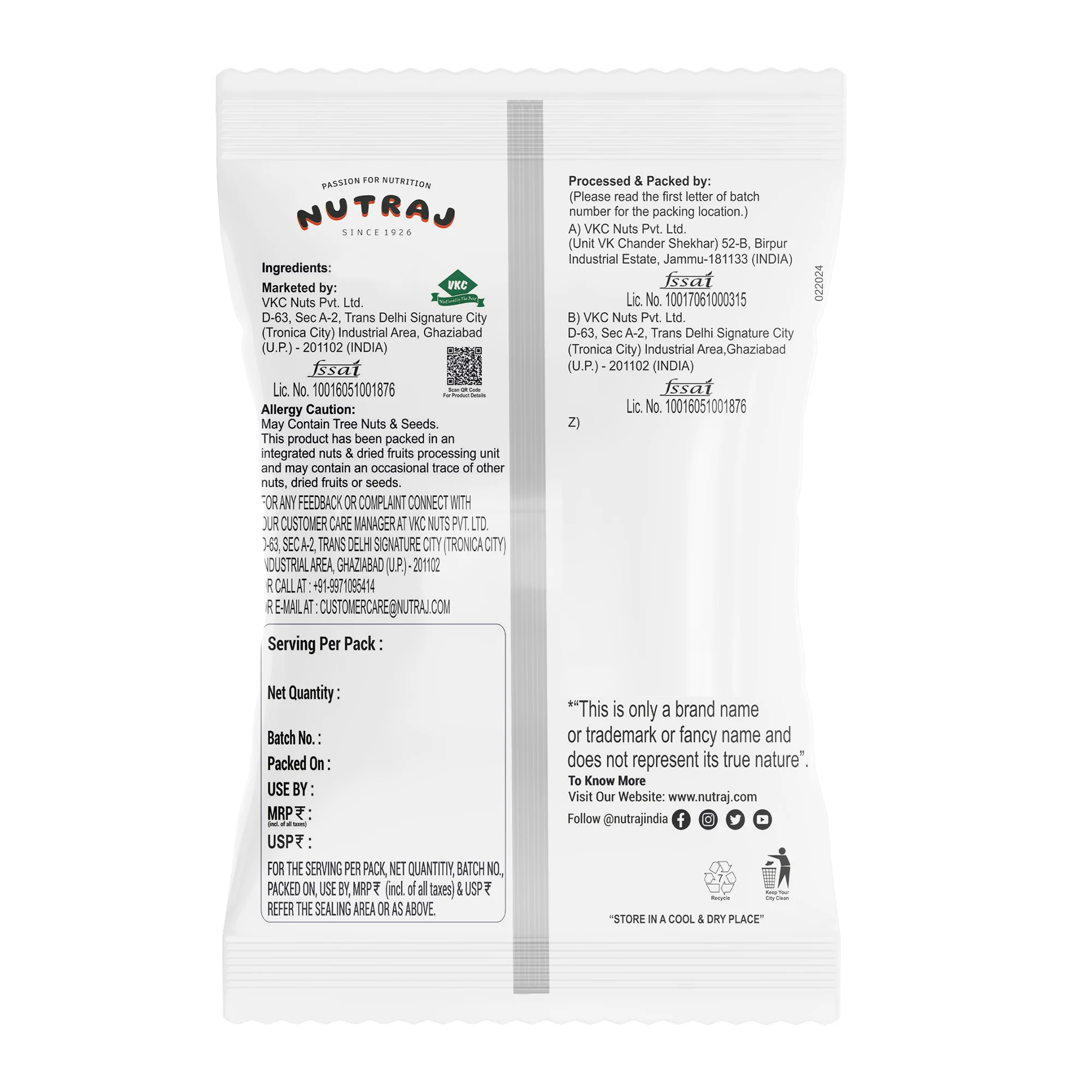 Nutraj Pine Nuts Inshell 100g - Image 3