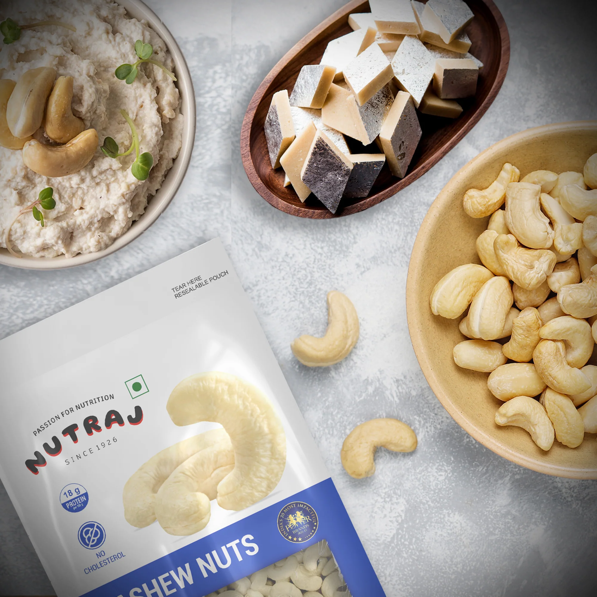 Nutraj Premium Cashew Nuts 200gm (W320) - Image 7