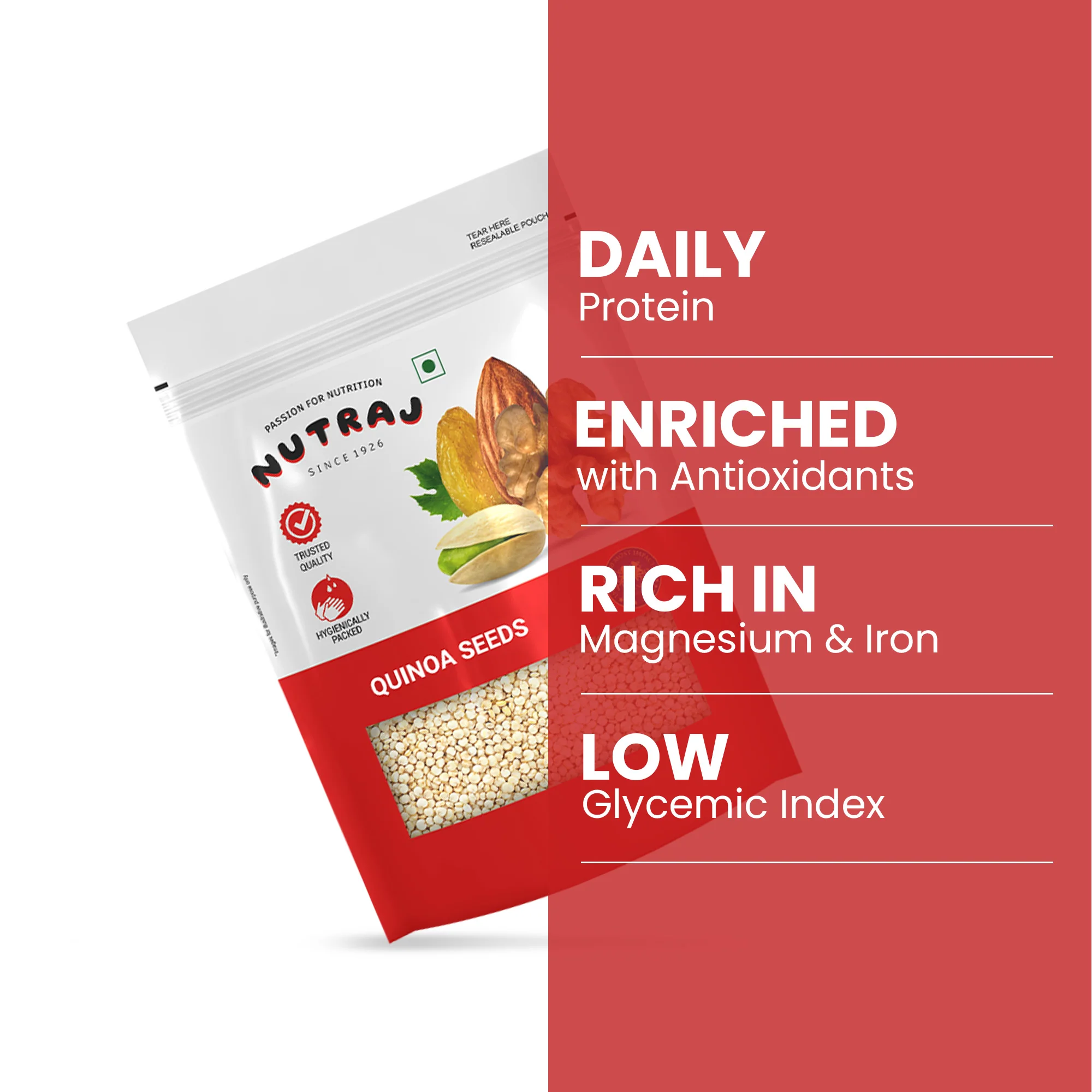 Nutraj Premium Quinoa Seeds 400Gm - Image 5