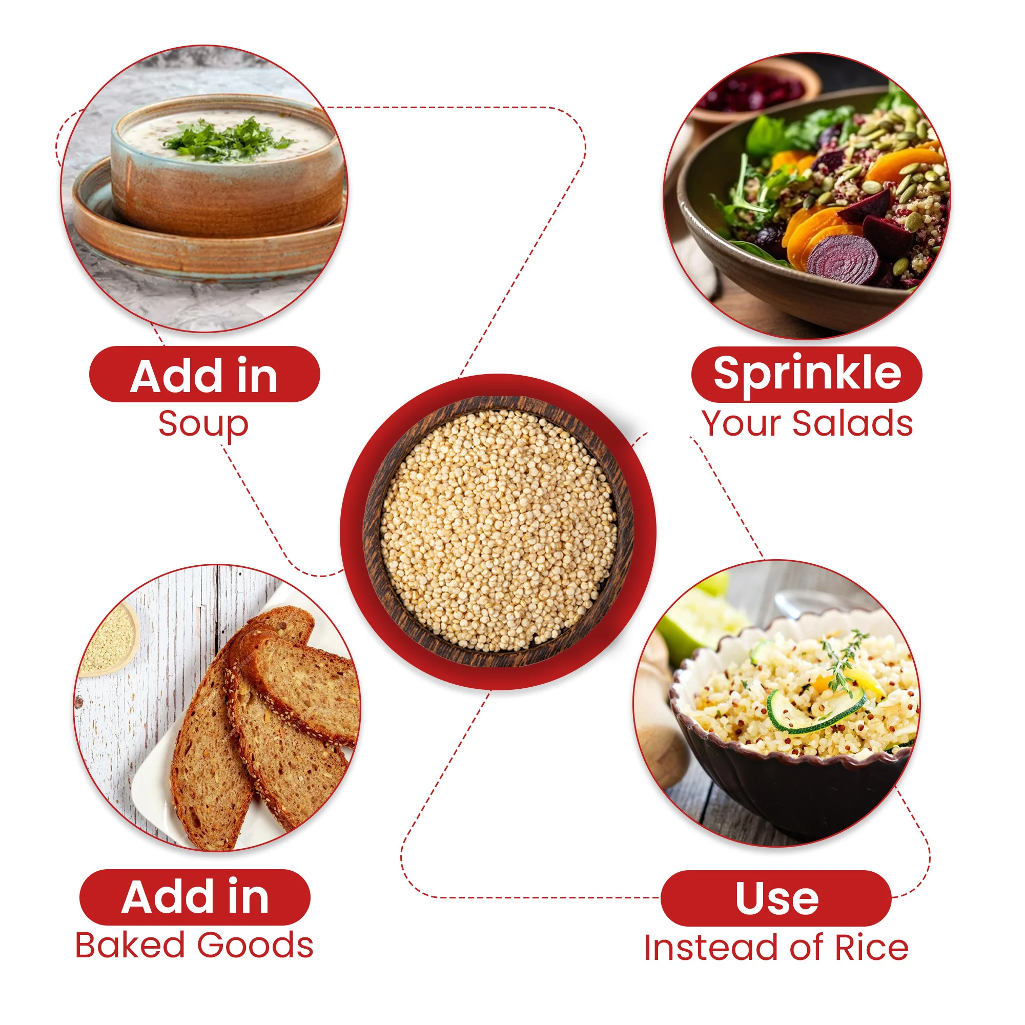 Nutraj Premium Quinoa Seeds 400Gm - Image 6