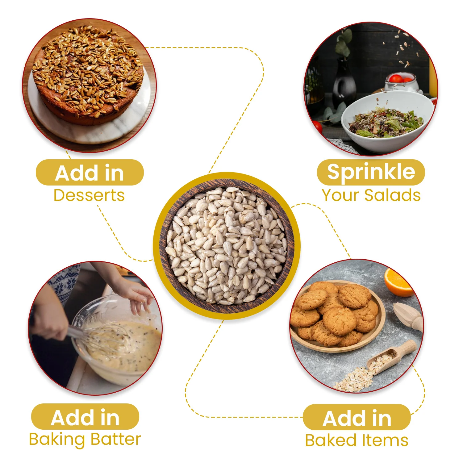 Nutraj Premium Raw Sunflower Seeds (Surajmukhi Seeds) 400gm - Image 7