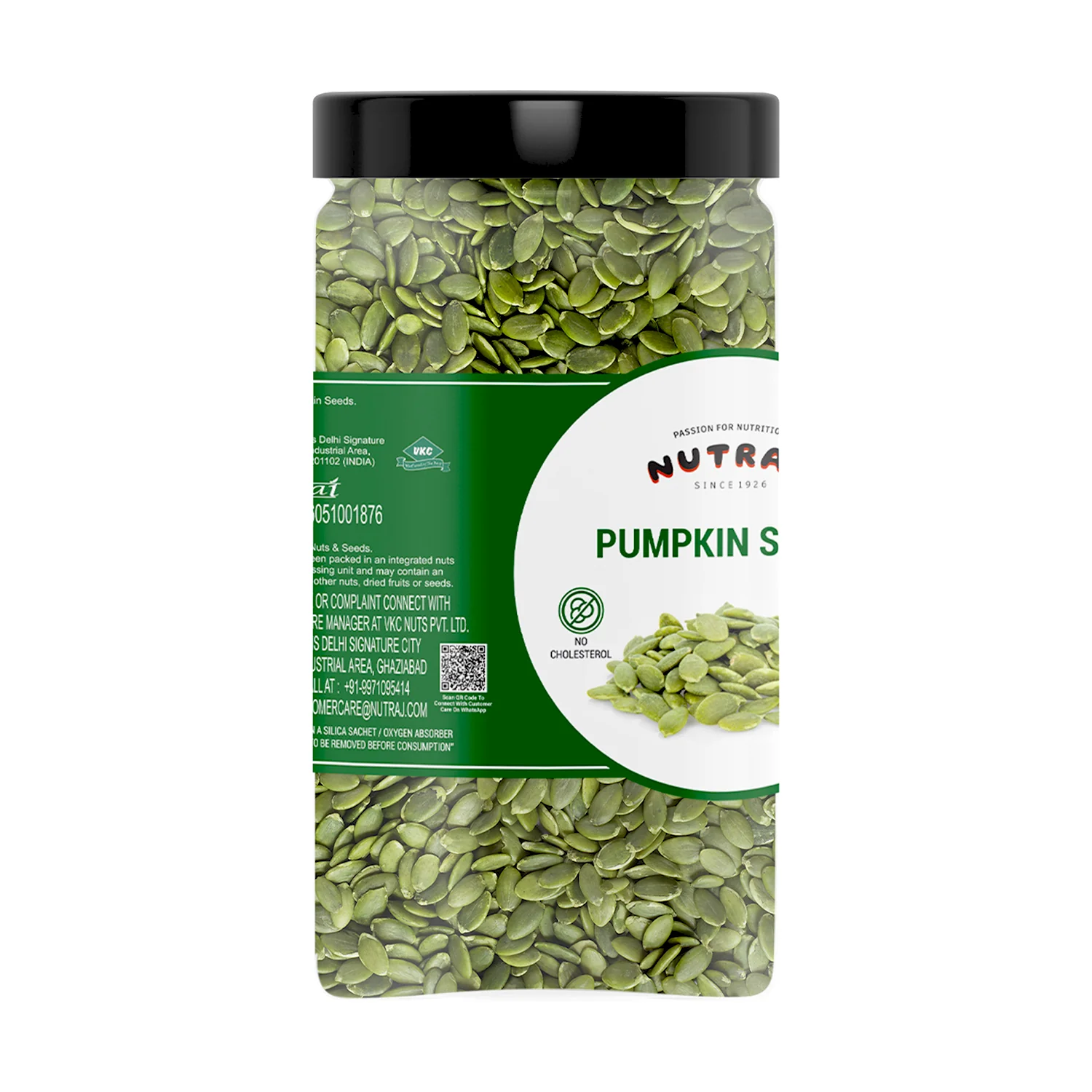 Nutraj Pumpkin seeds 500g Jar - Image 3