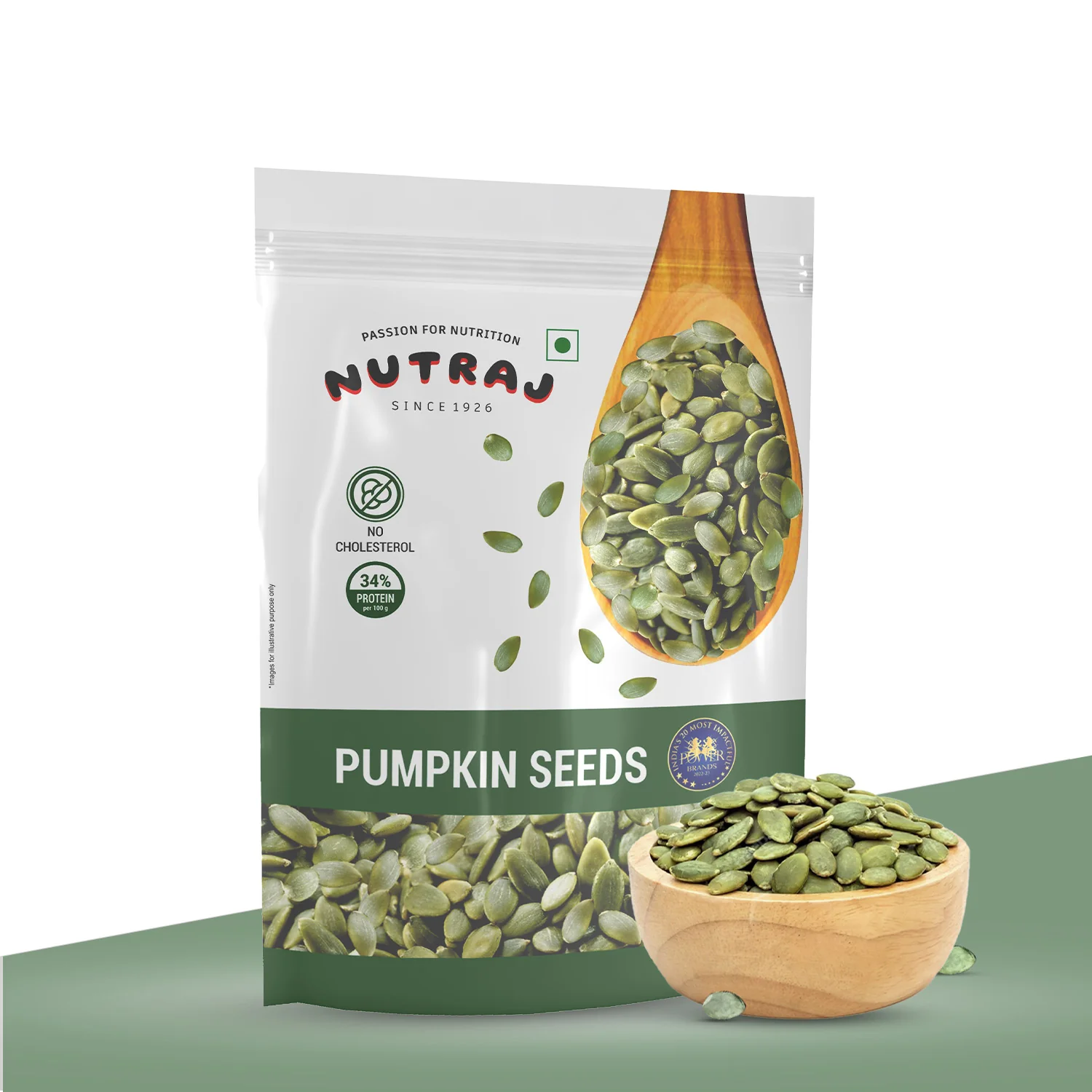 Nutraj Pumpkin Seeds (Kaddu Seeds) 400gm - Image 3