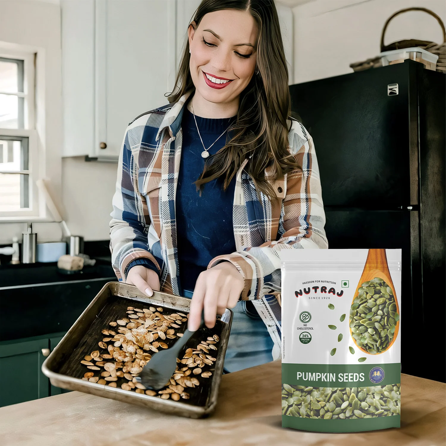 Nutraj Pumpkin Seeds (Kaddu Seeds) 400gm - Image 7