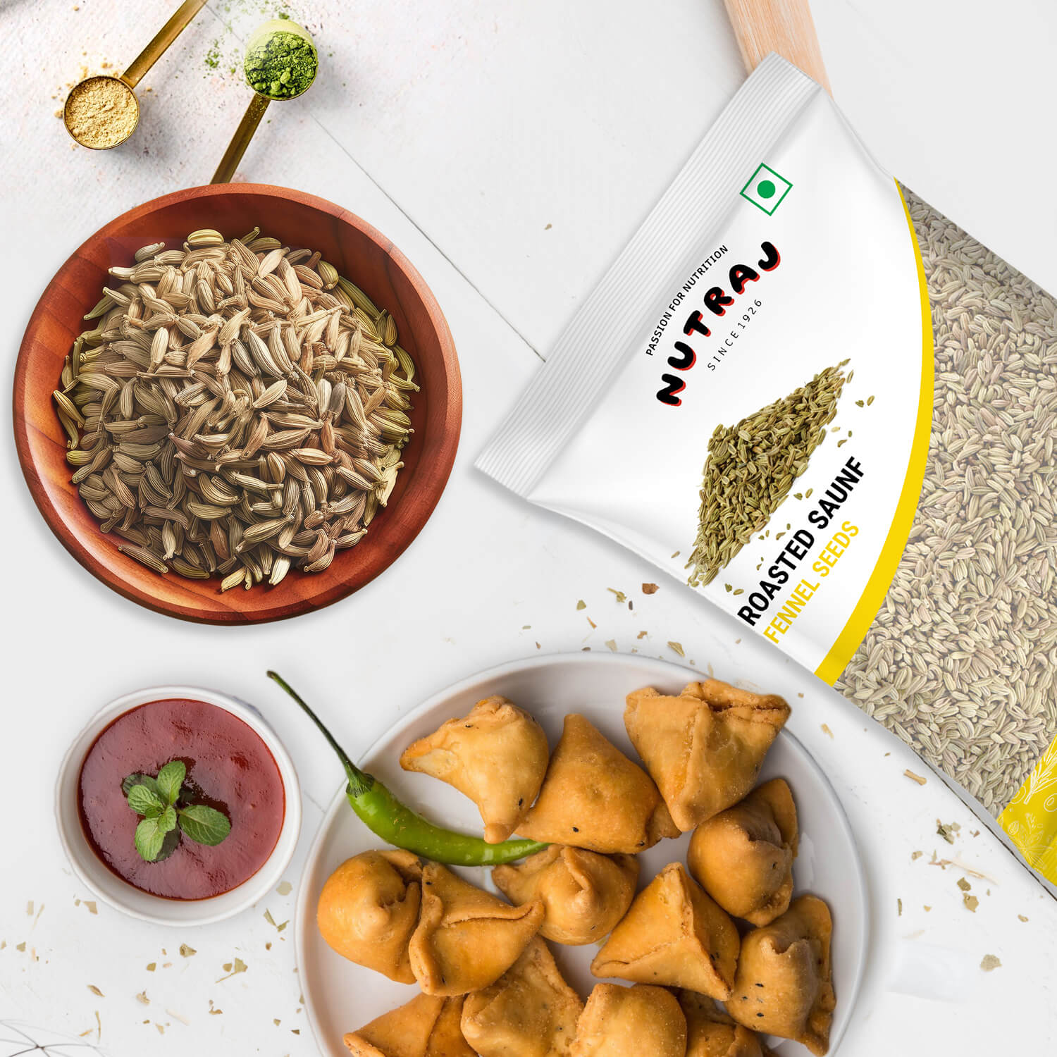 Nutraj Roasted Fennel Seeds (Roasted Saunf) 100gm - Image 7