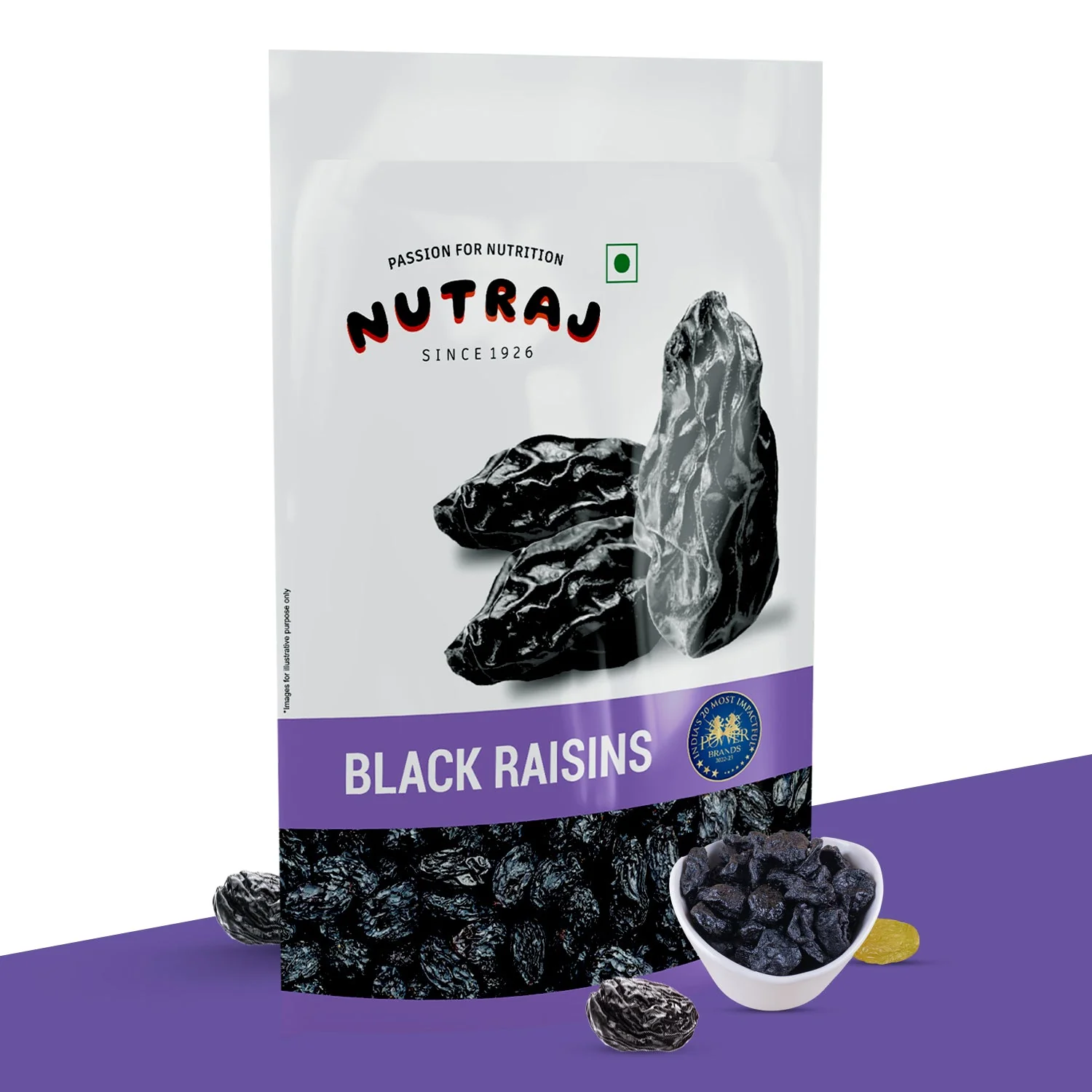 Nutraj Black Raisins Kismish 200gm - Image 3