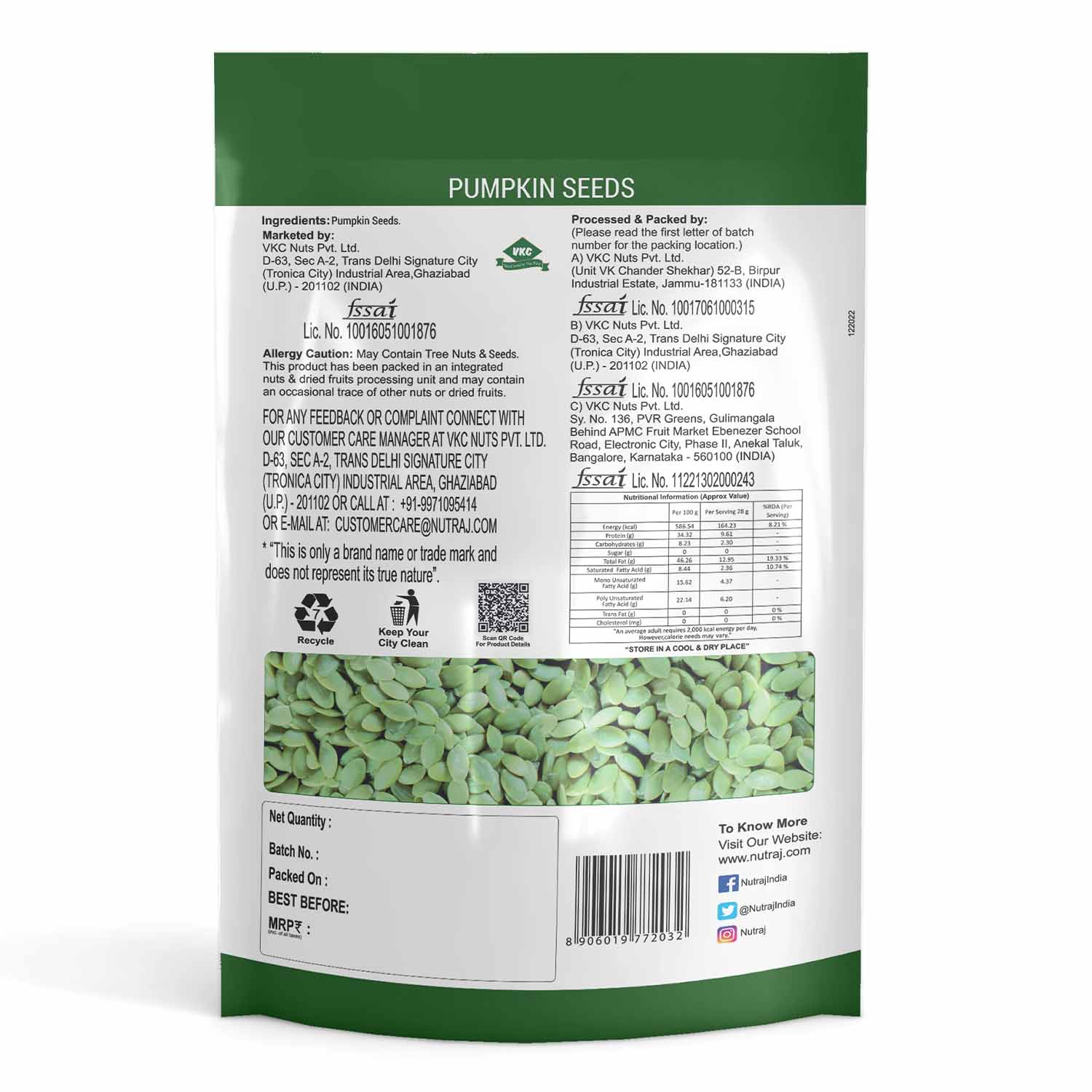 Nutraj Seeds 1kg Combo Pack - Chia Seeds, Sunflower Seeds, Flax Seeds, Pumpkin Seeds, Quinoa Seeds (Each 200g) - Image 7