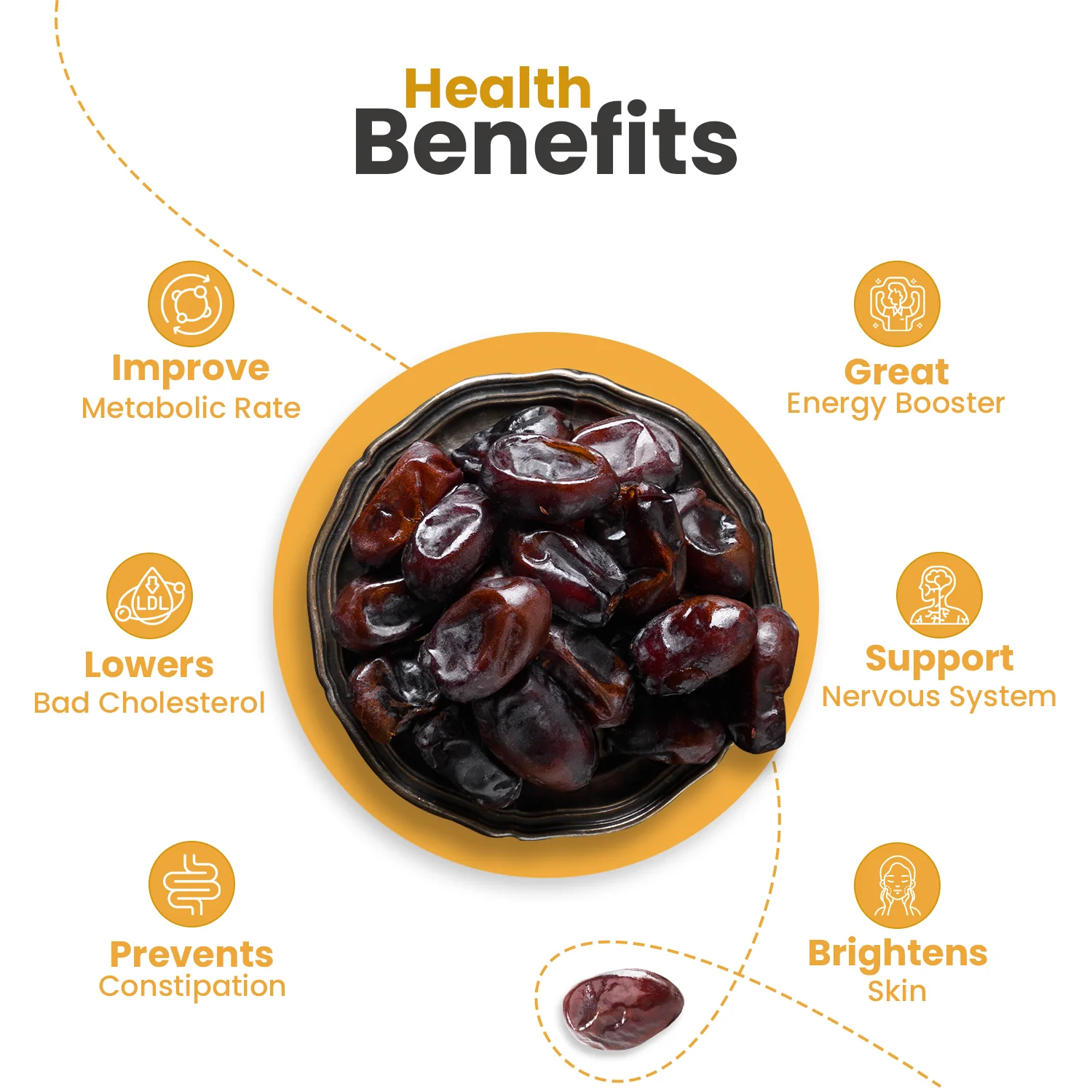 Nutraj Shamim-E-Khas Dates 400g (Khajur/Khajoor) - Image 6