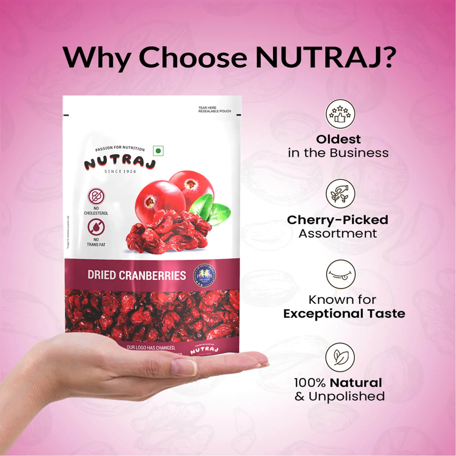 Nutraj Sliced Dried Cranberries 180 GM - Image 5