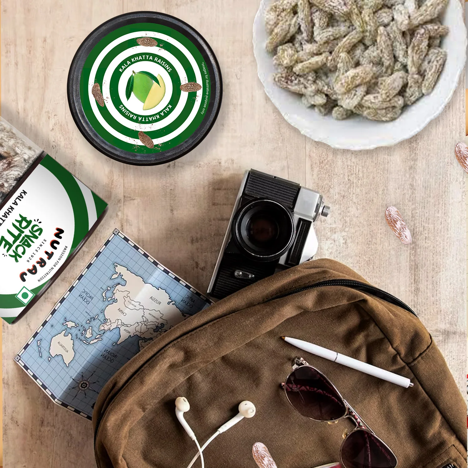 Nutraj Snackrite Kala Khatta Raisin Jar - Image 8