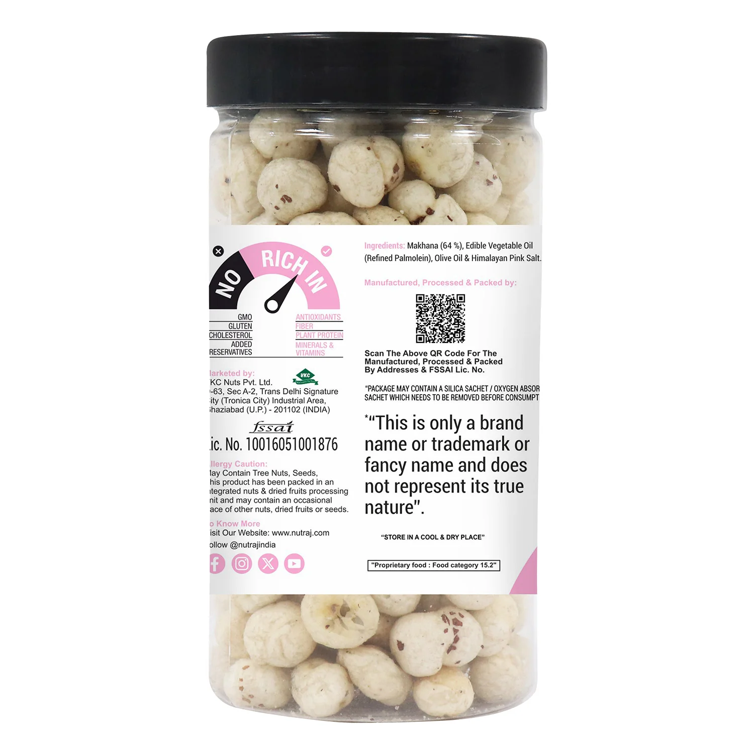 Nutraj Snackrite Makhana Himalayan Pink 70g - Image 7