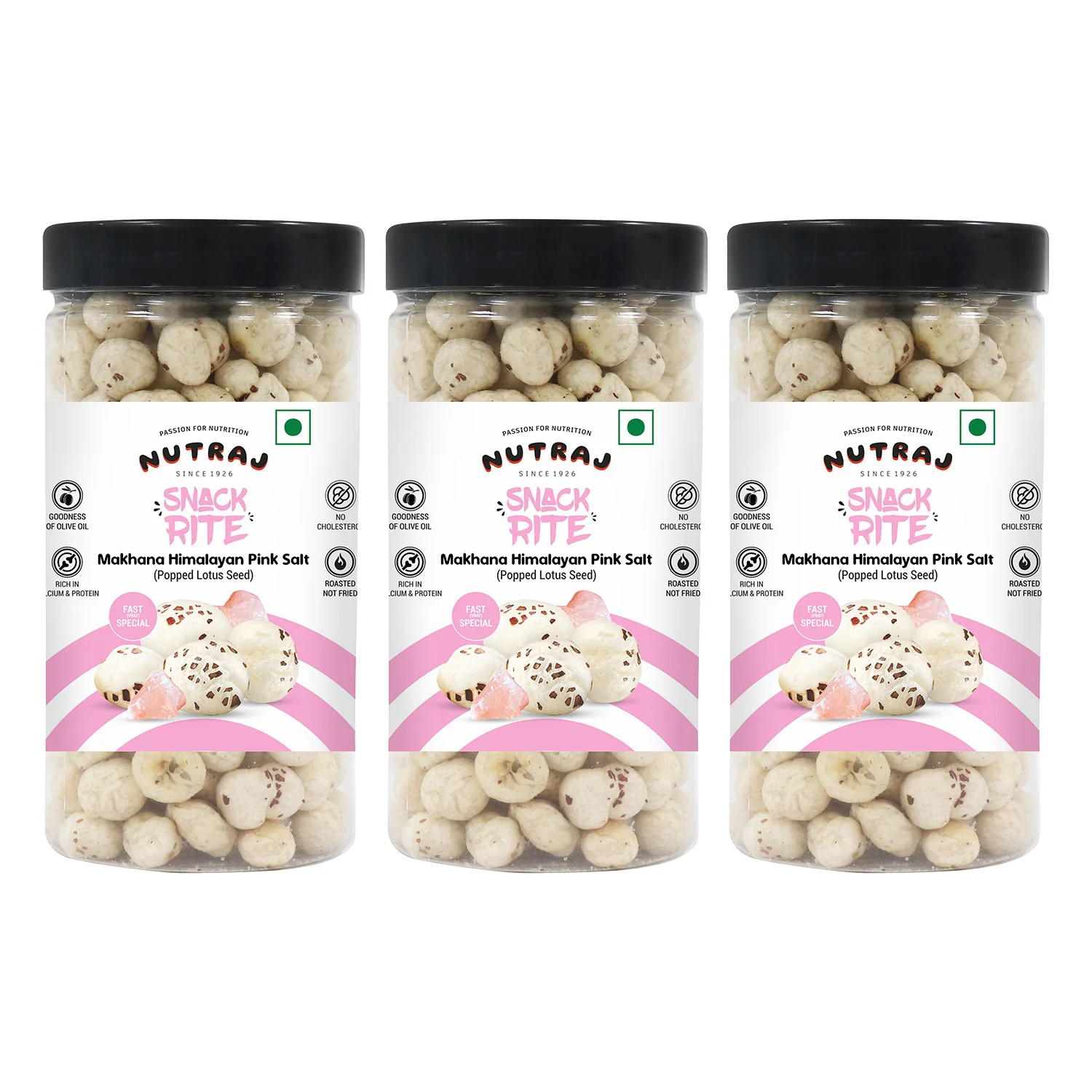 Nutraj Snackrite Makhana Himalayan Pink 70g - Image 9