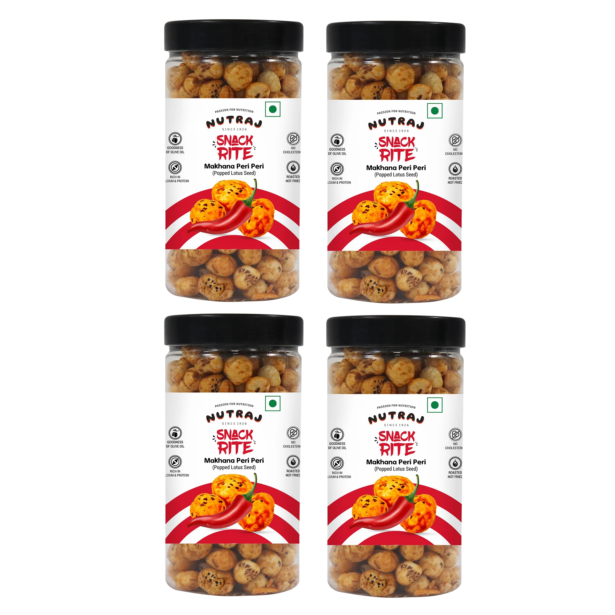 Nutraj Snackrite Makhana Peri Peri 70g - Image 10