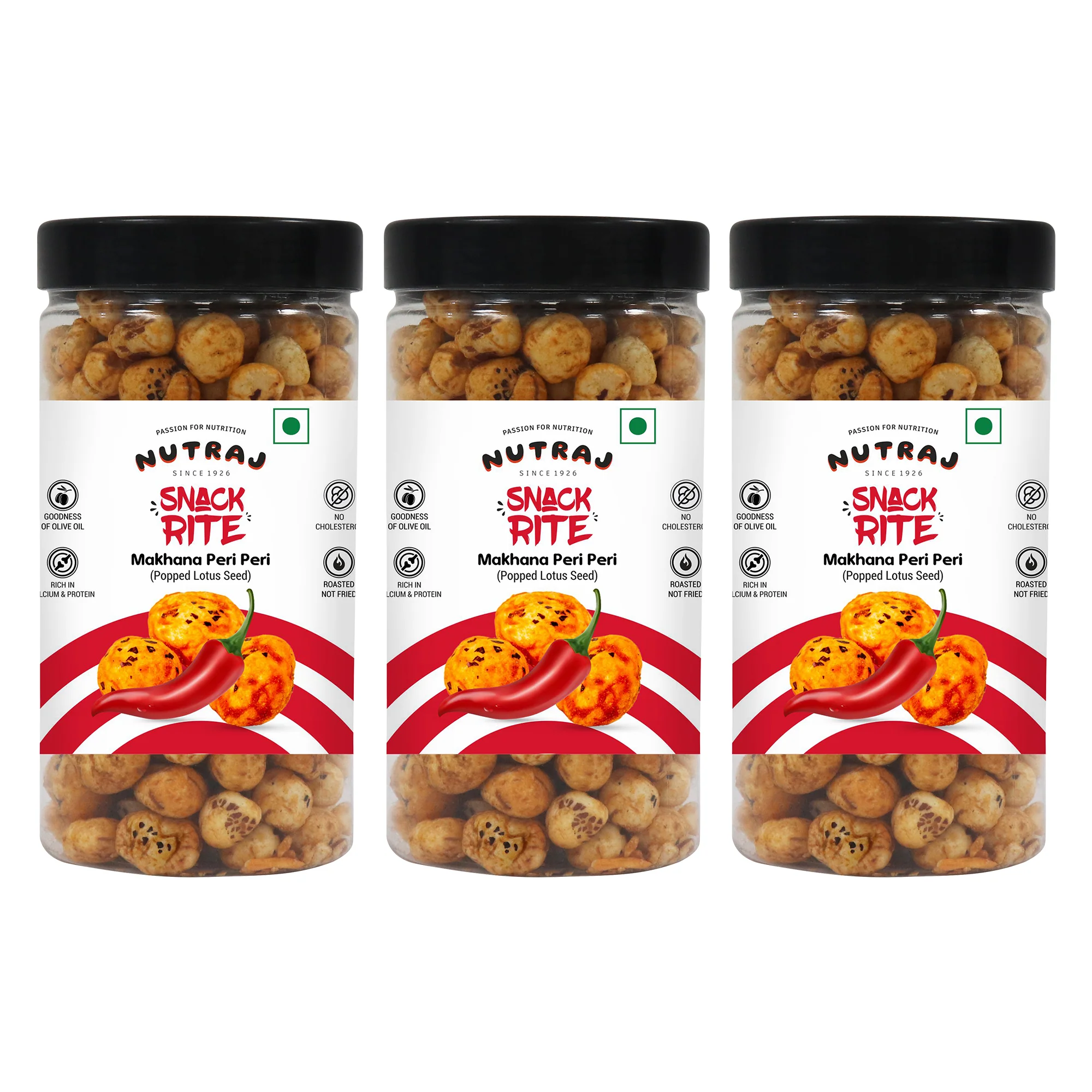 Nutraj Snackrite Makhana Peri Peri 70g - Image 9