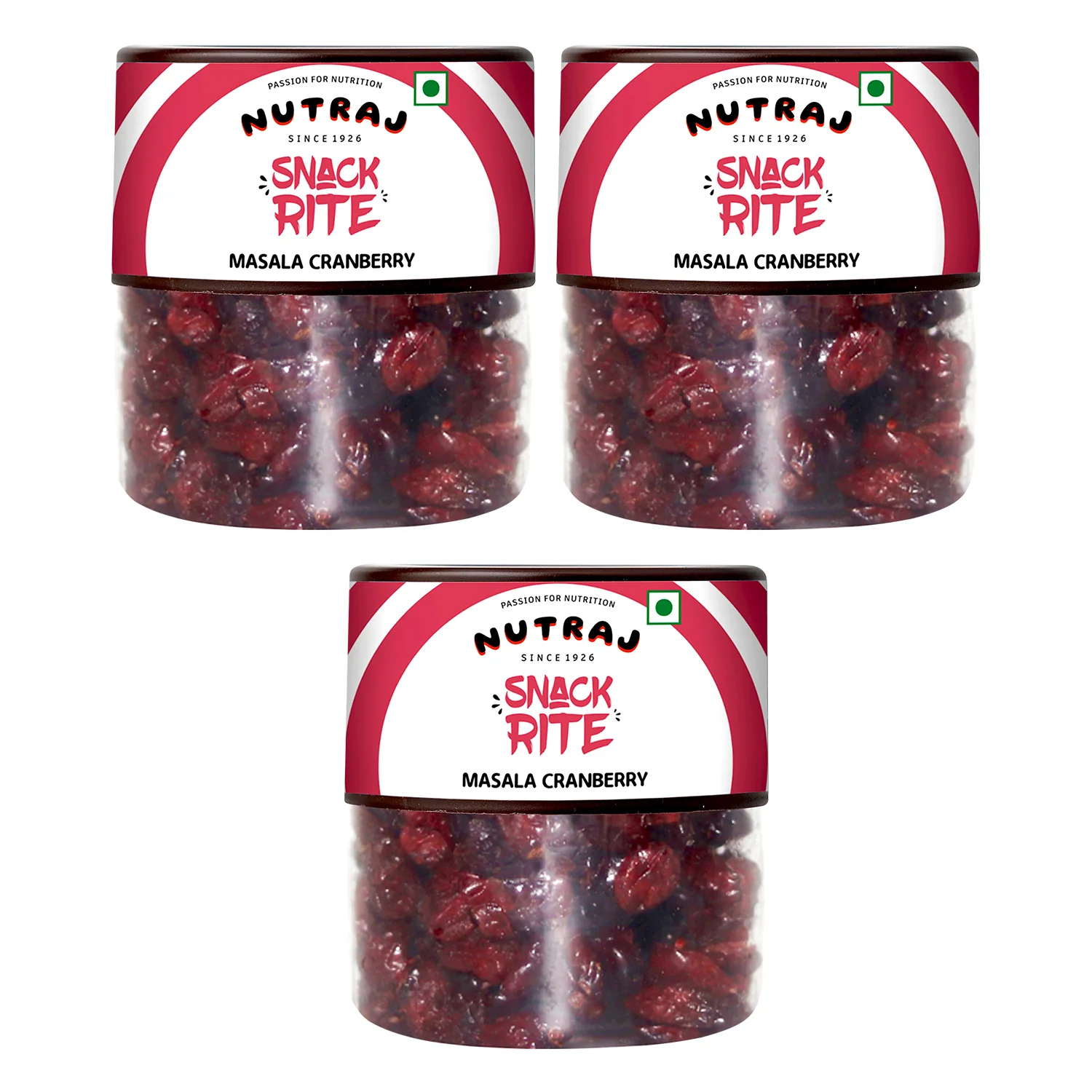 Nutraj Snackrite Masala Cranberry 100g Jar - Image 10