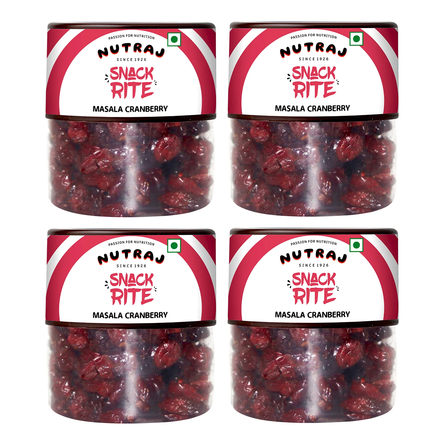 Nutraj Snackrite Masala Cranberry 100g Jar - Image 11