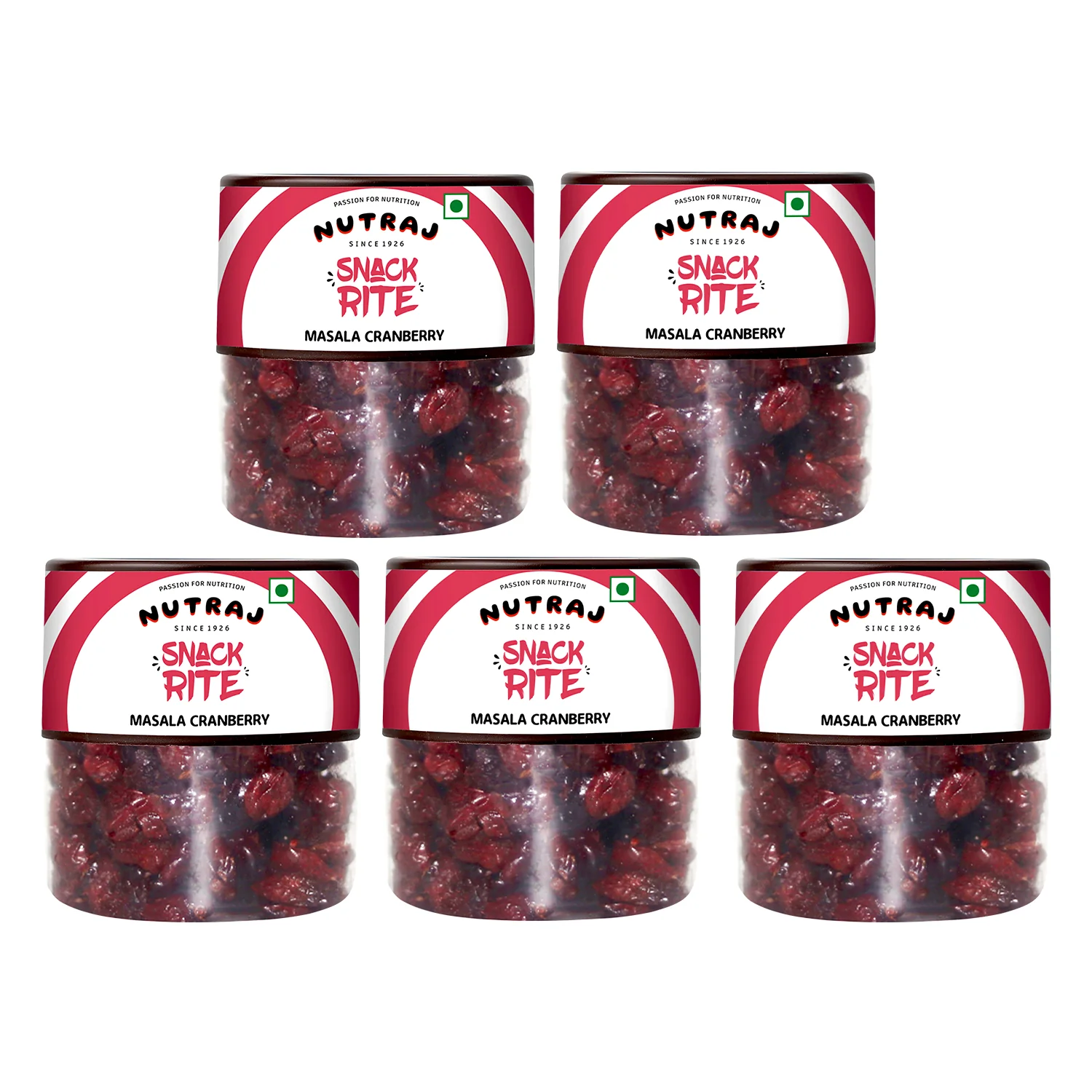 Nutraj Snackrite Masala Cranberry 100g Jar - Image 12
