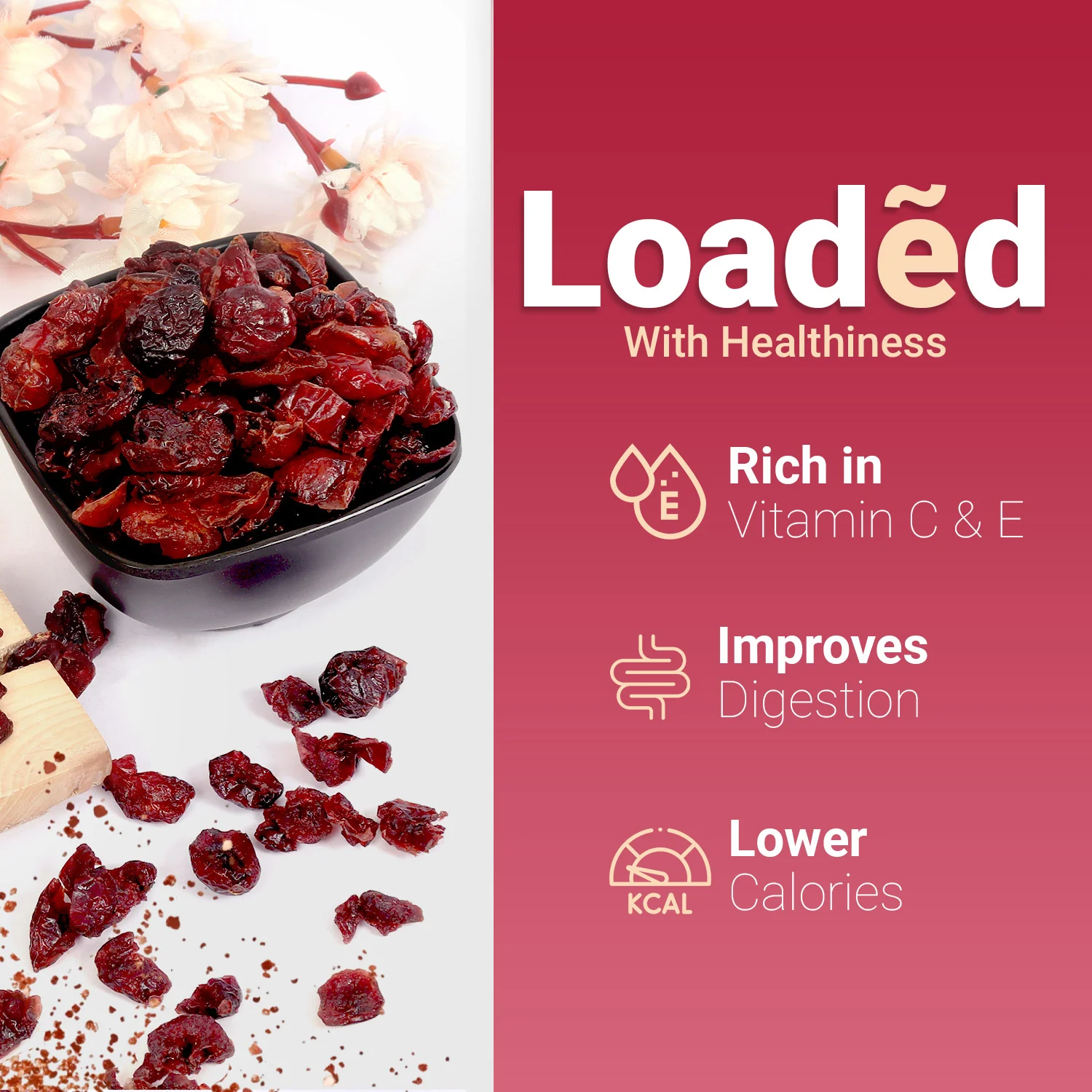 Nutraj Snackrite Masala Cranberry 100g Jar - Image 4