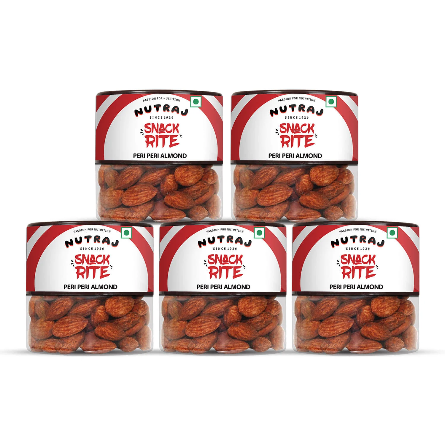 Nutraj Snackrite Peri-Peri Almond Jar - Image 4