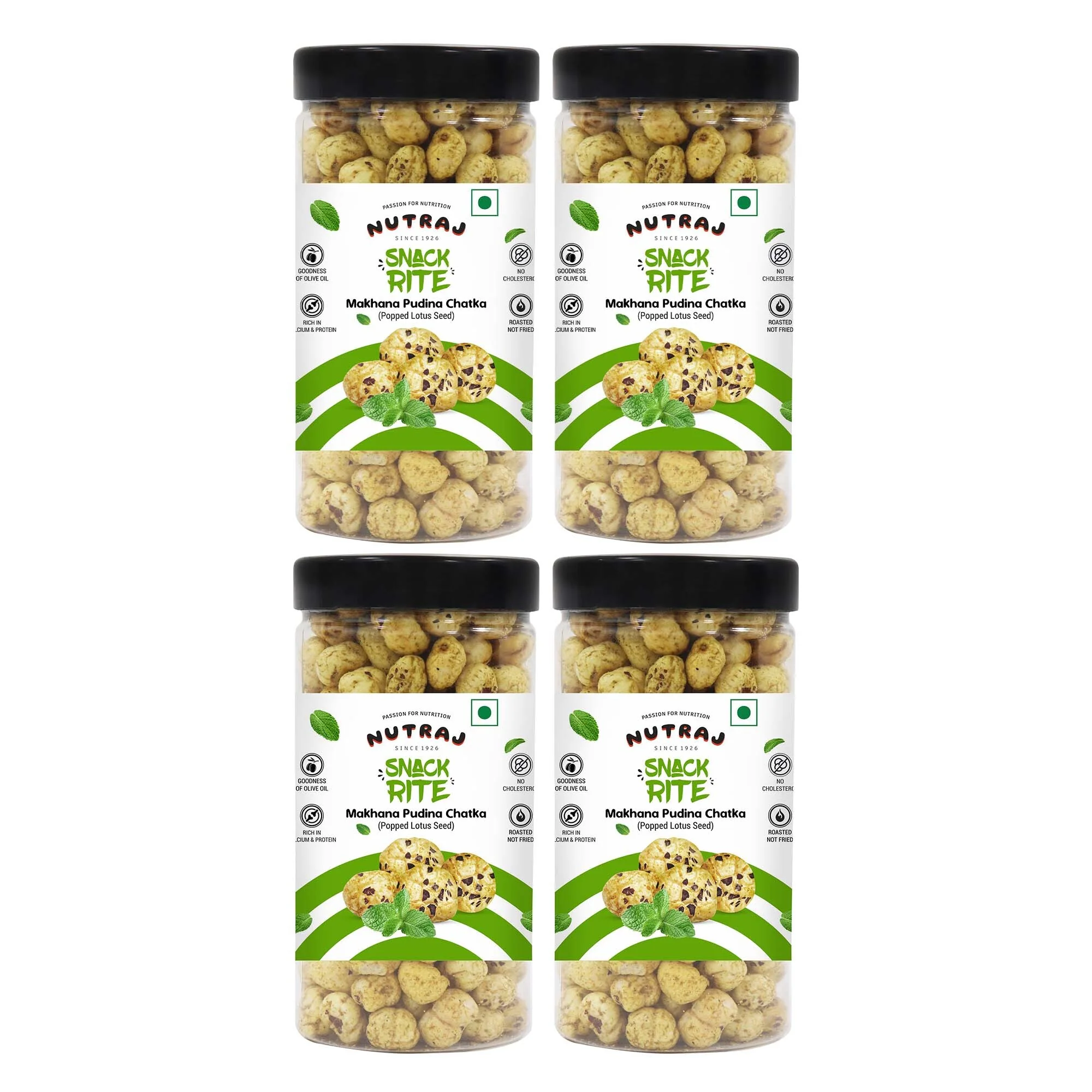 Nutraj Snackrite Roasted Makhana Pudina Chatka 70g - Image 9