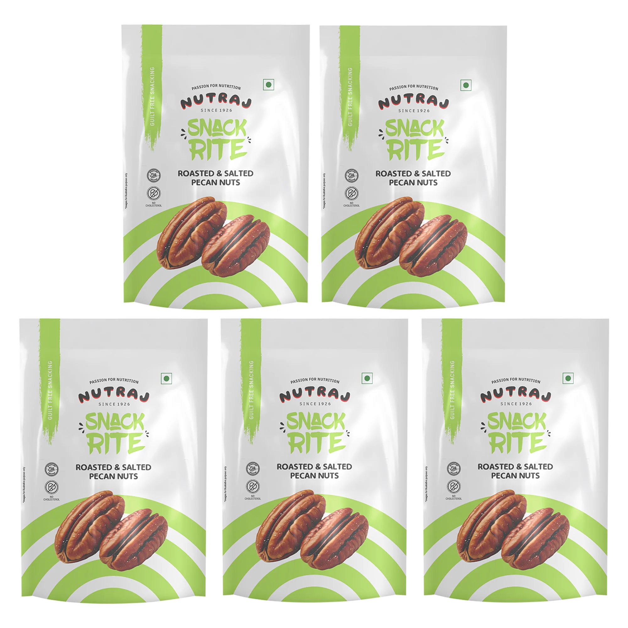 Nutraj Snackrite Roasted & Salted Pecan Nuts 100g - Image 10