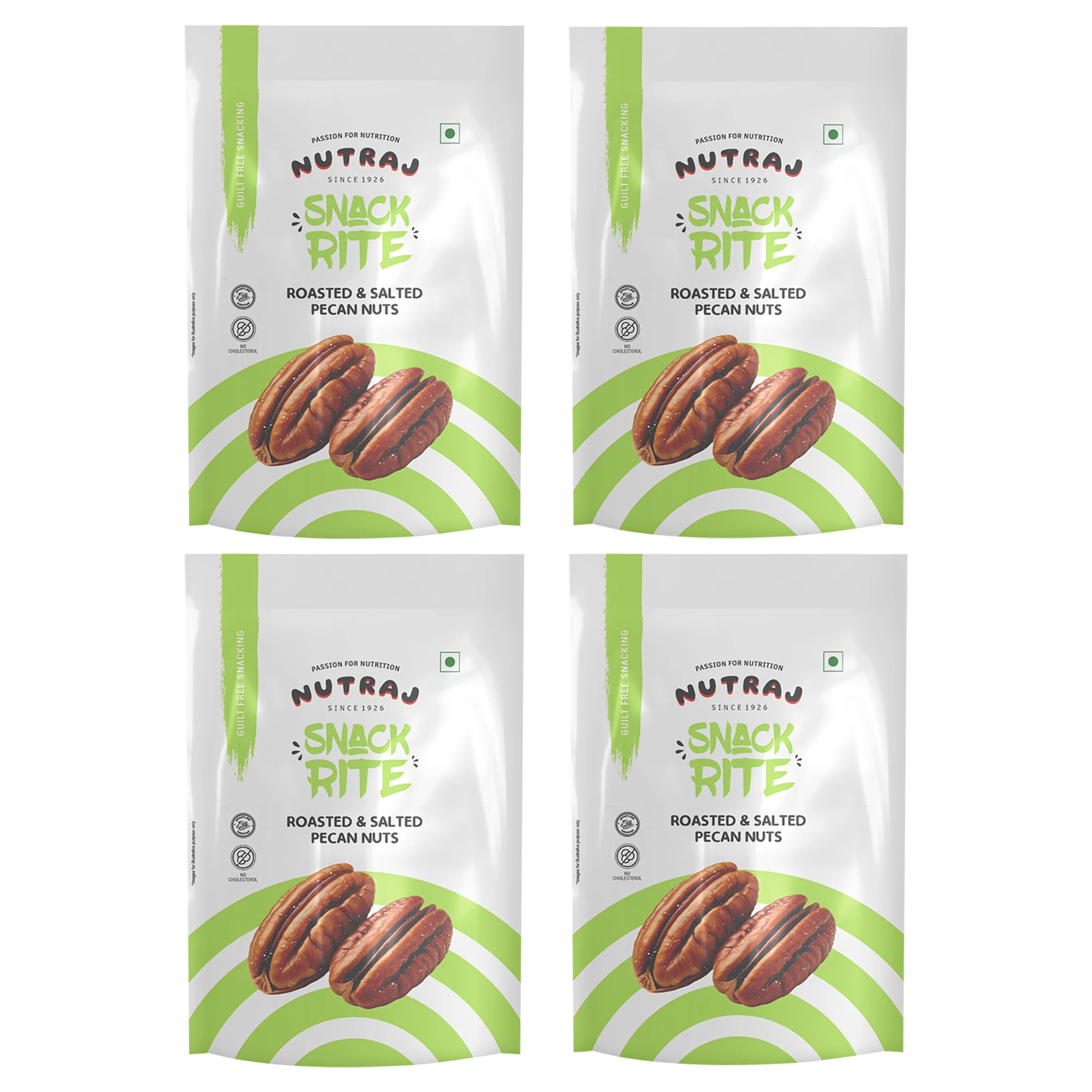 Nutraj Snackrite Roasted & Salted Pecan Nuts 100g - Image 9