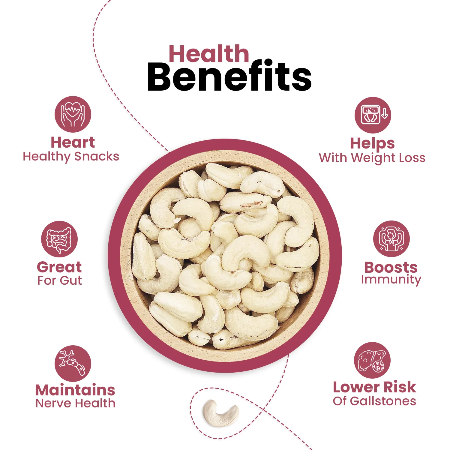 Nutraj Special Premium Cashews (W320) 250g - Image 5