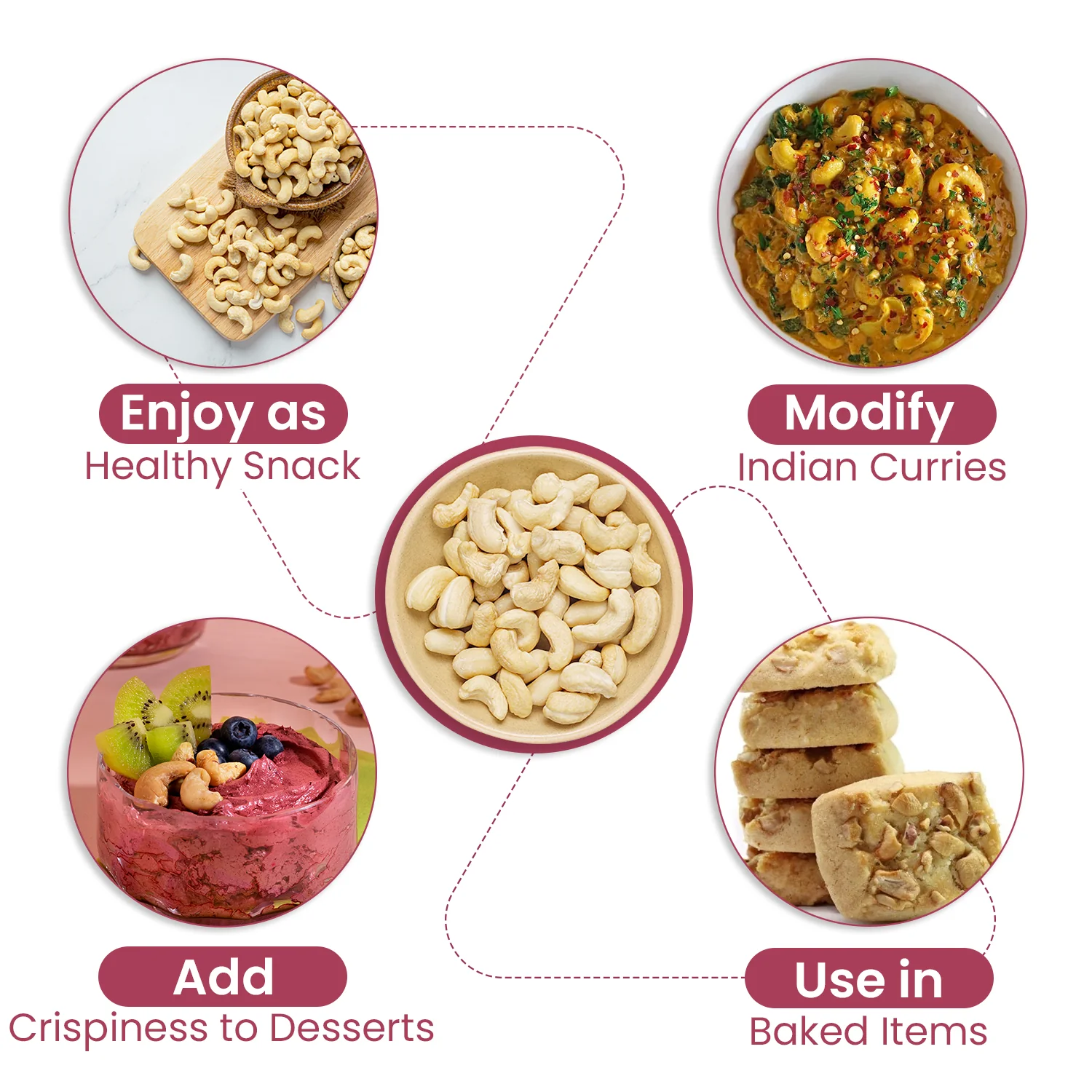 Nutraj Special Premium Cashews (W320) 250g - Image 7