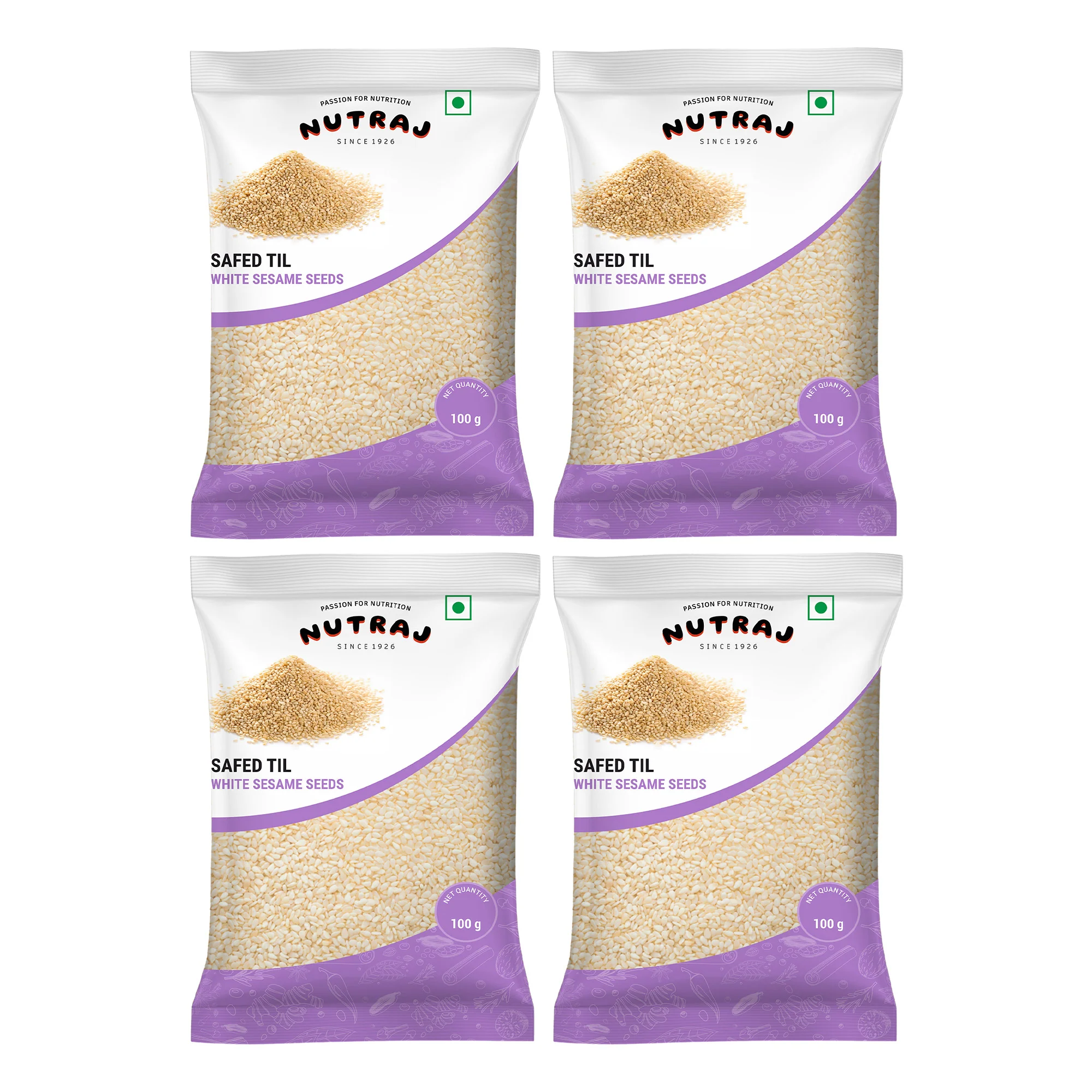 Nutraj White Sesame Seeds (Safed Til) 100g - Image 10