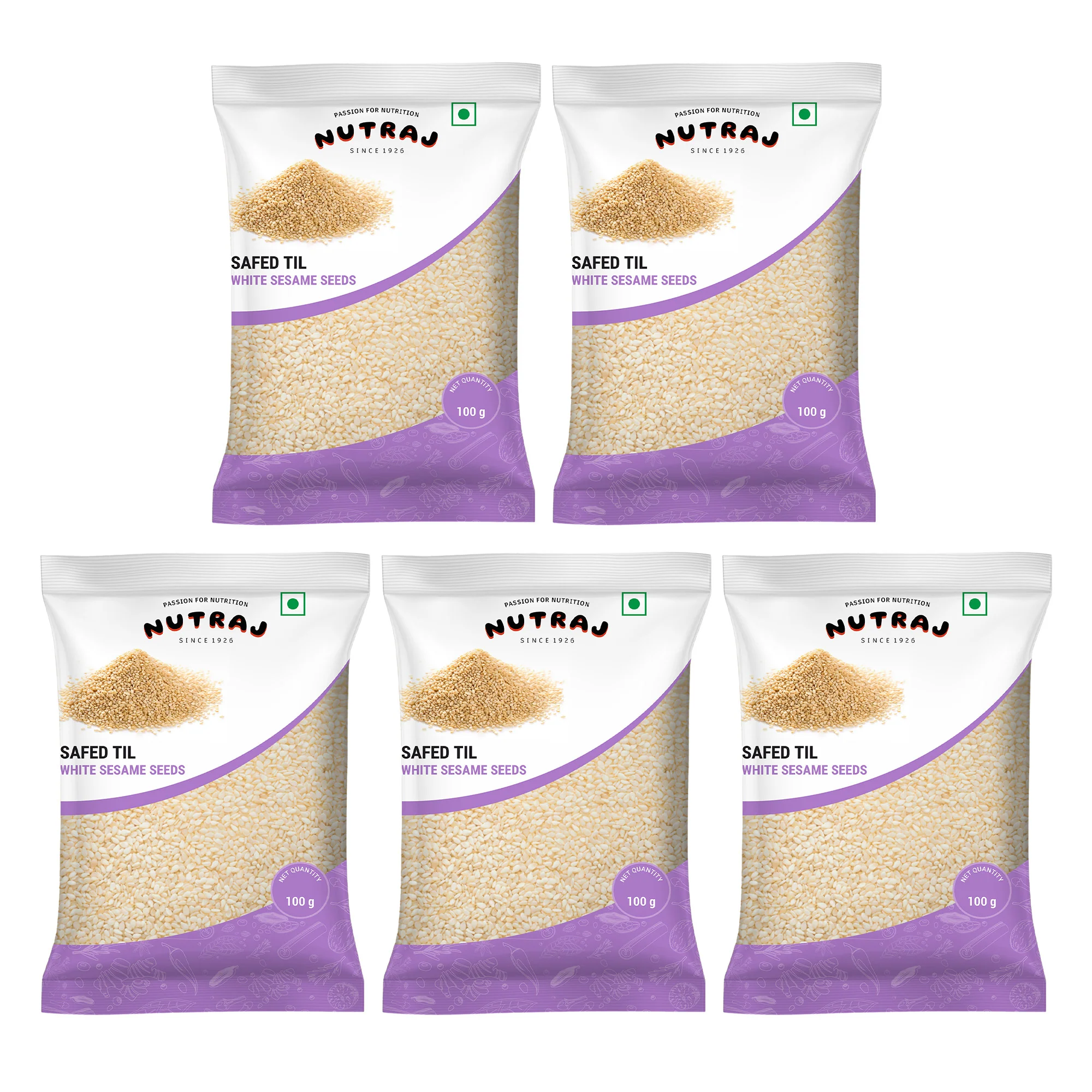 Nutraj White Sesame Seeds (Safed Til) 100g - Image 11