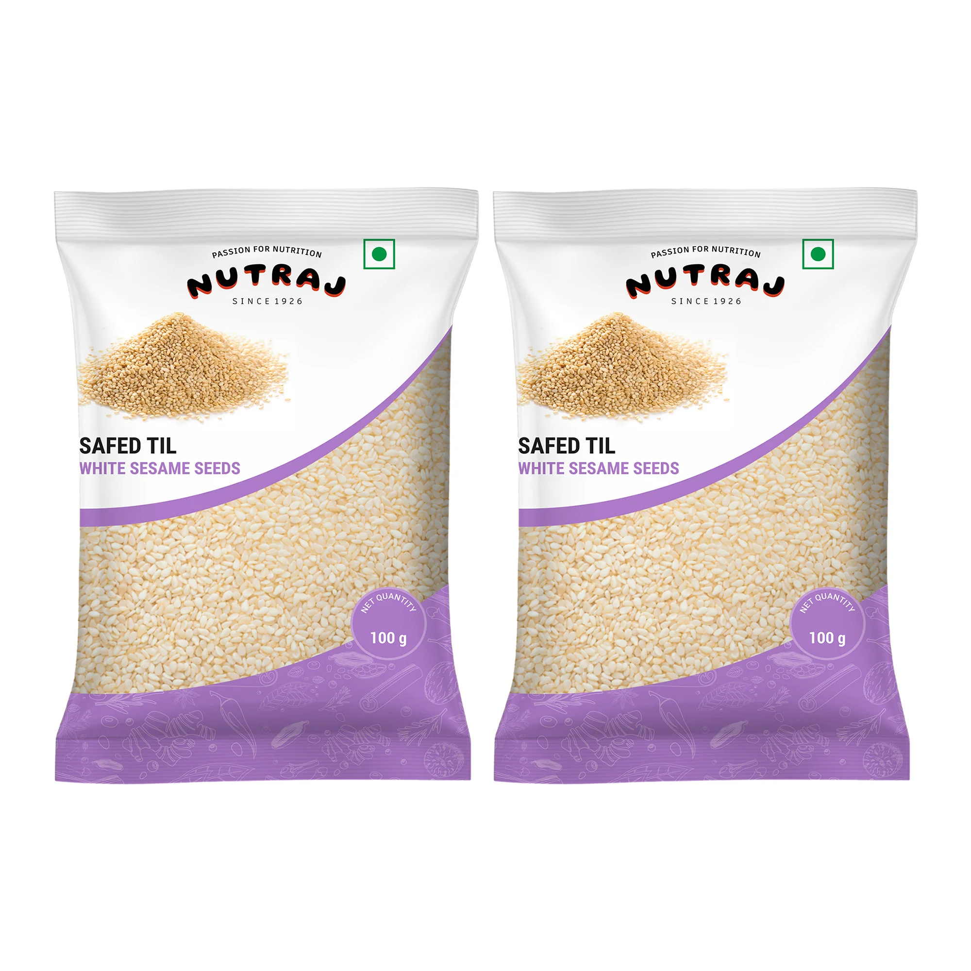Nutraj White Sesame Seeds (Safed Til) 100g - Image 8