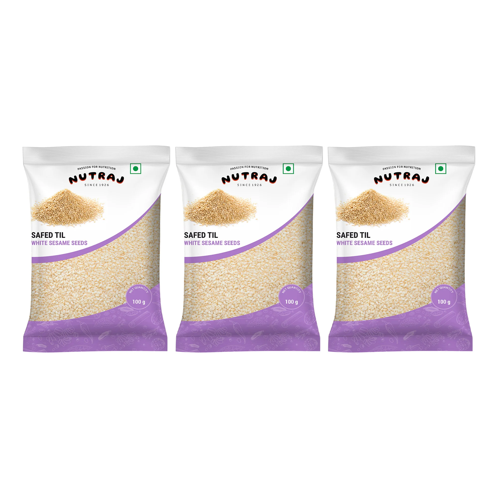 Nutraj White Sesame Seeds (Safed Til) 100g - Image 9