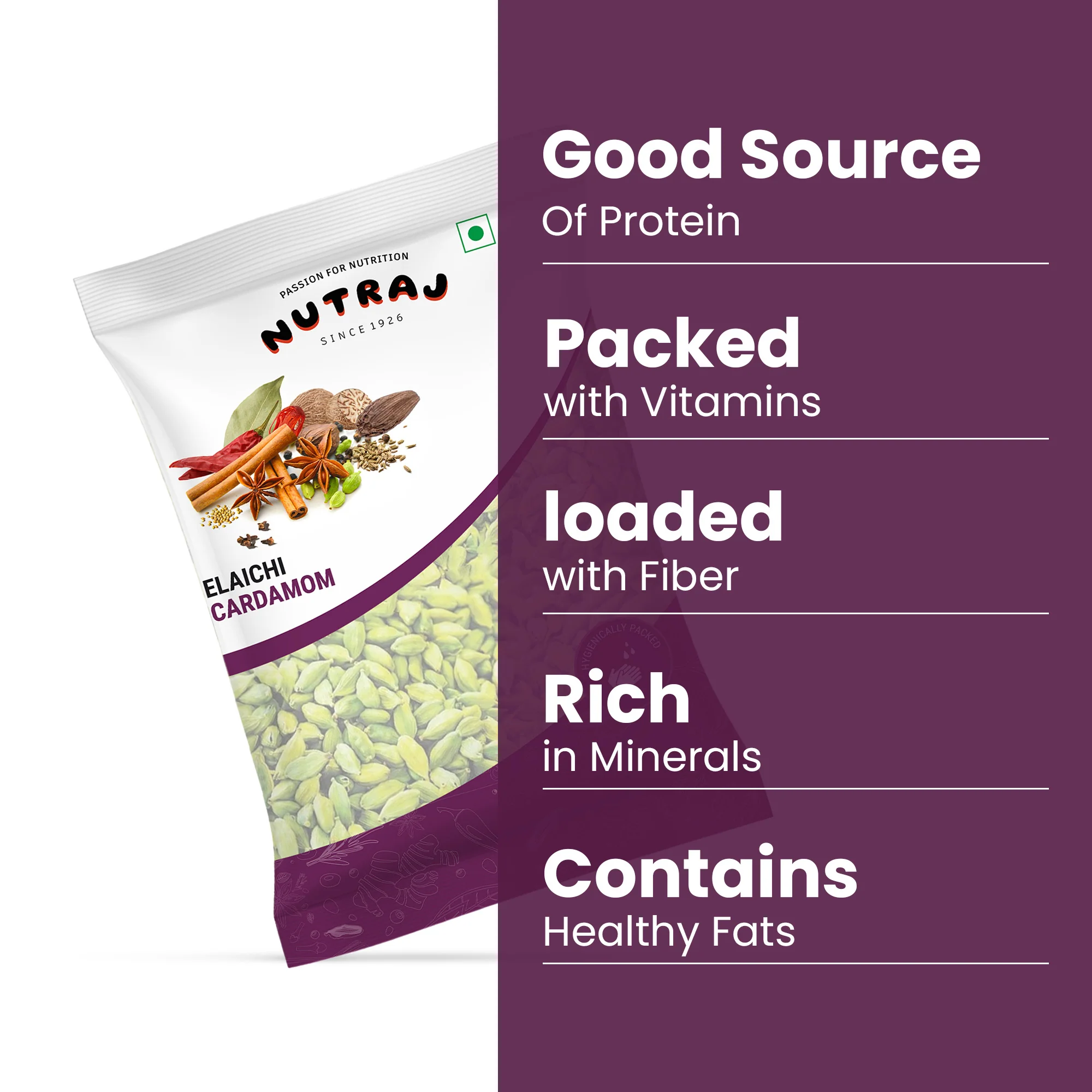 Nutraj Whole Cardamom 500g - Image 4