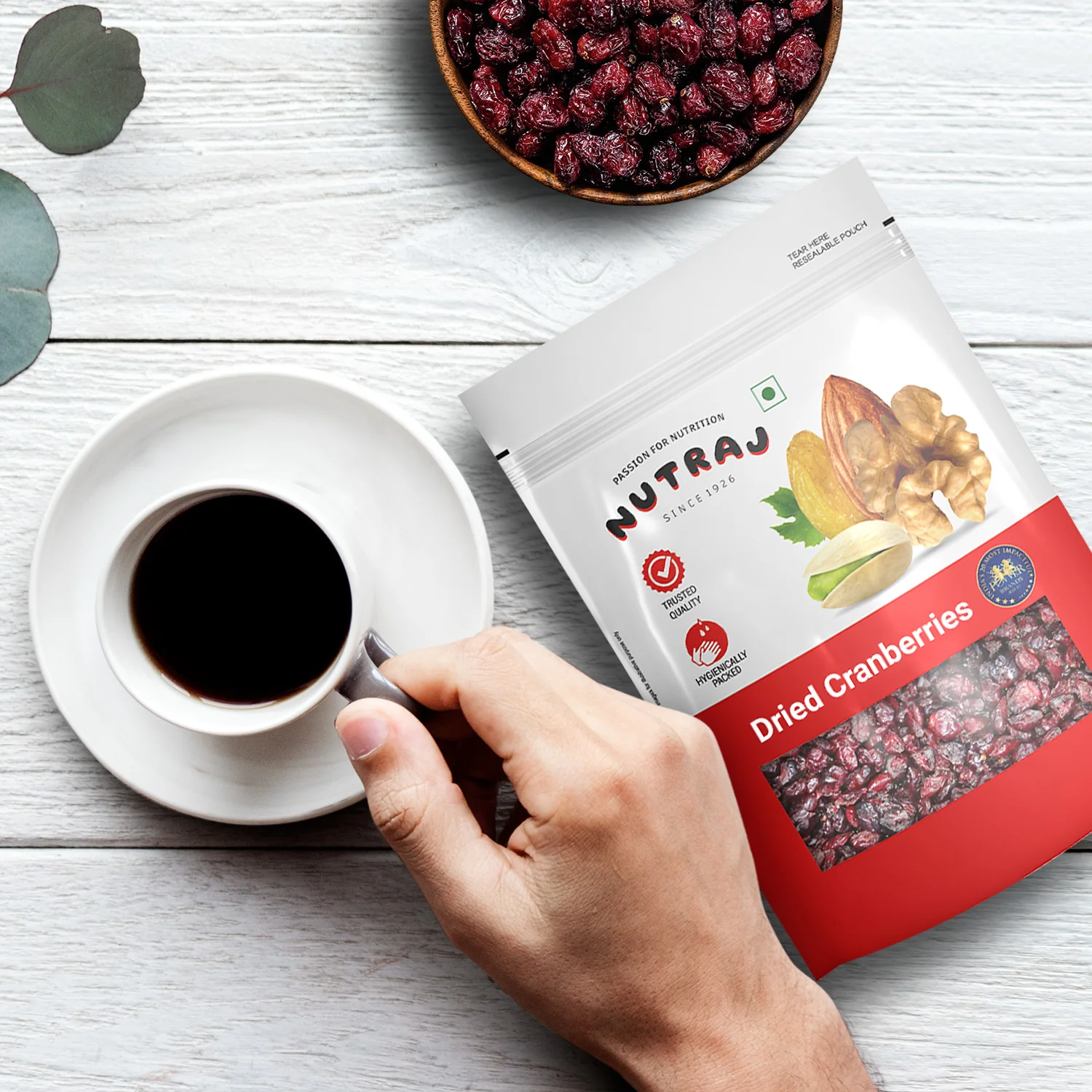 Nutraj Whole Dried Cranberries 200gm - Image 6