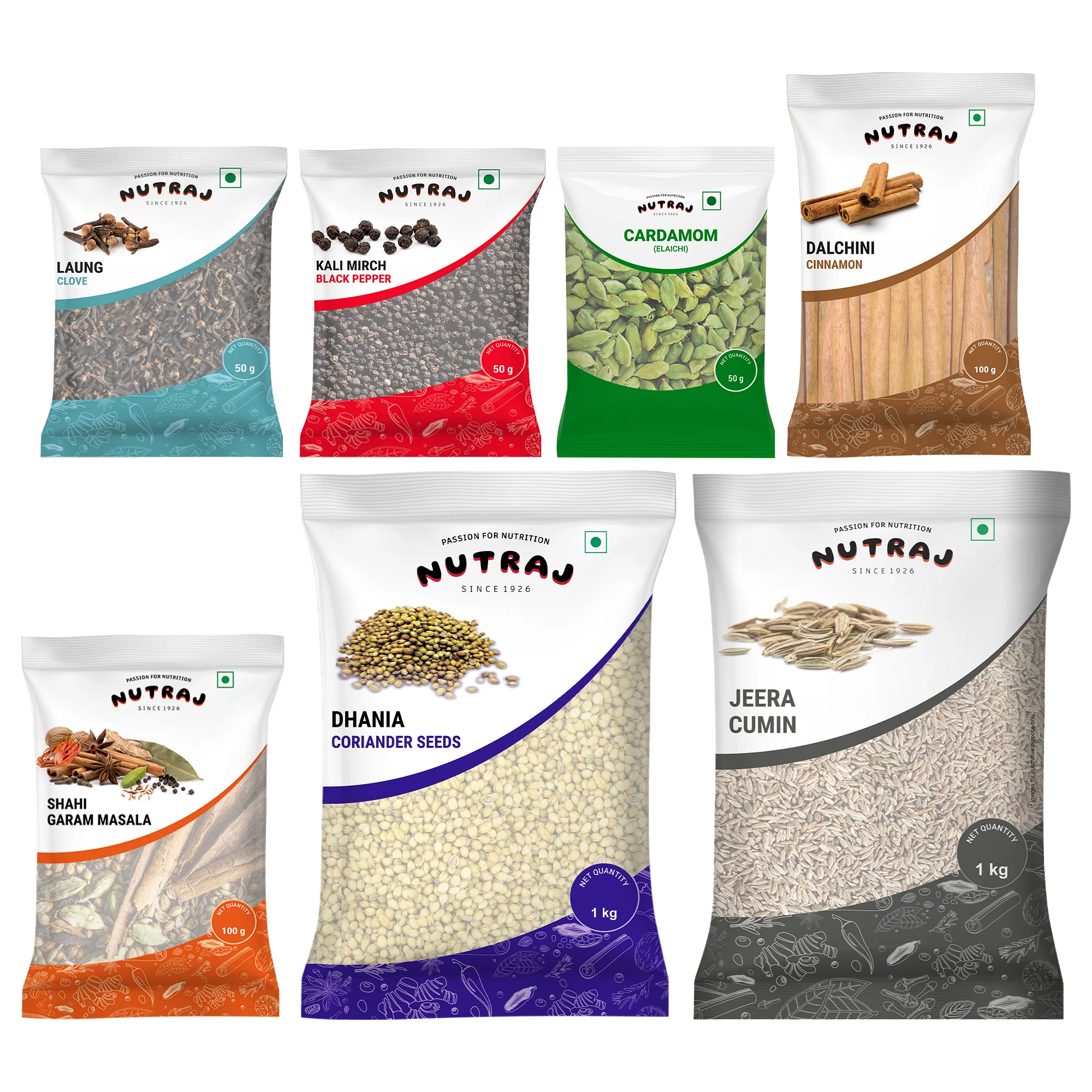 Nutraj Whole Spices Combo 2350g