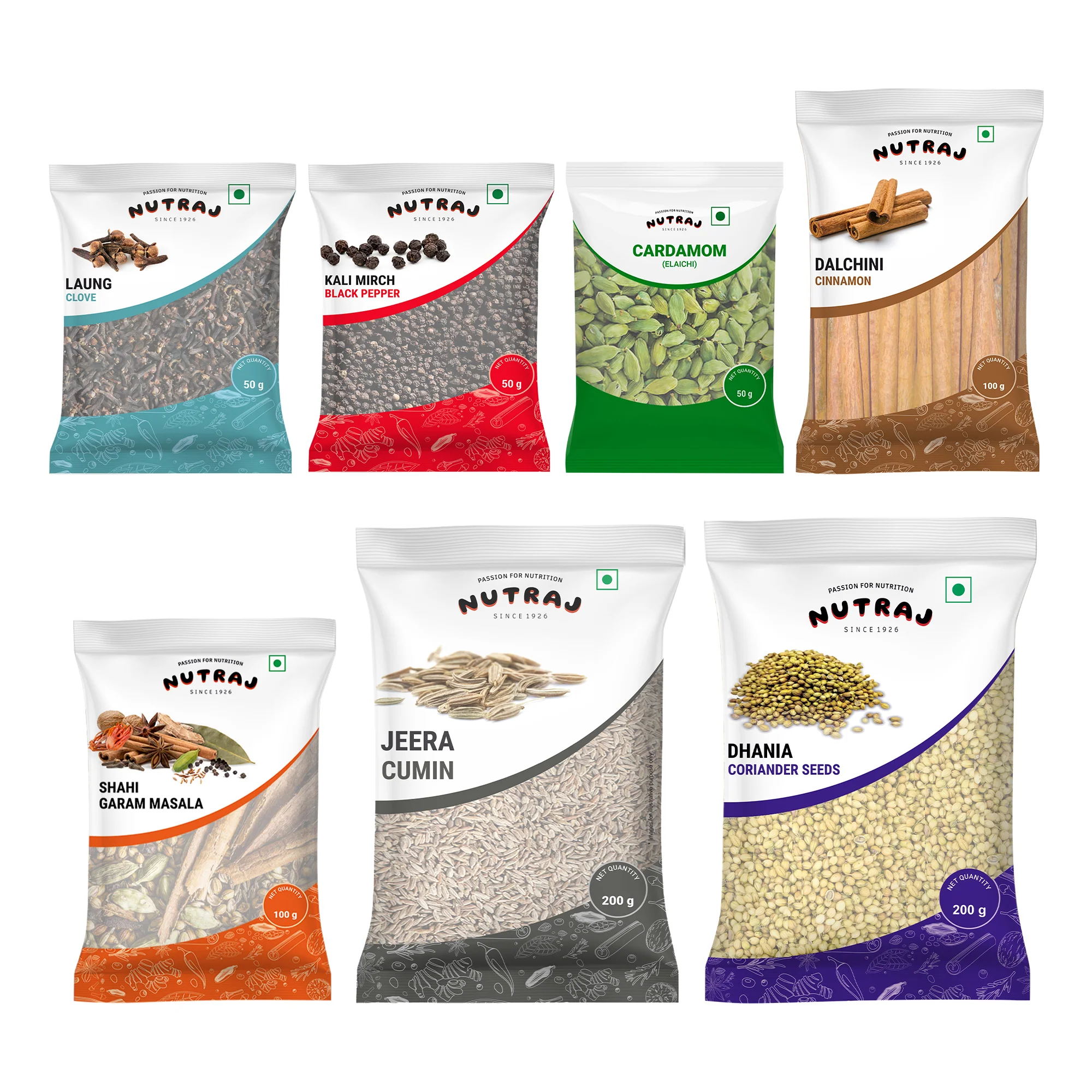 Nutraj Whole Spices Combo 750g