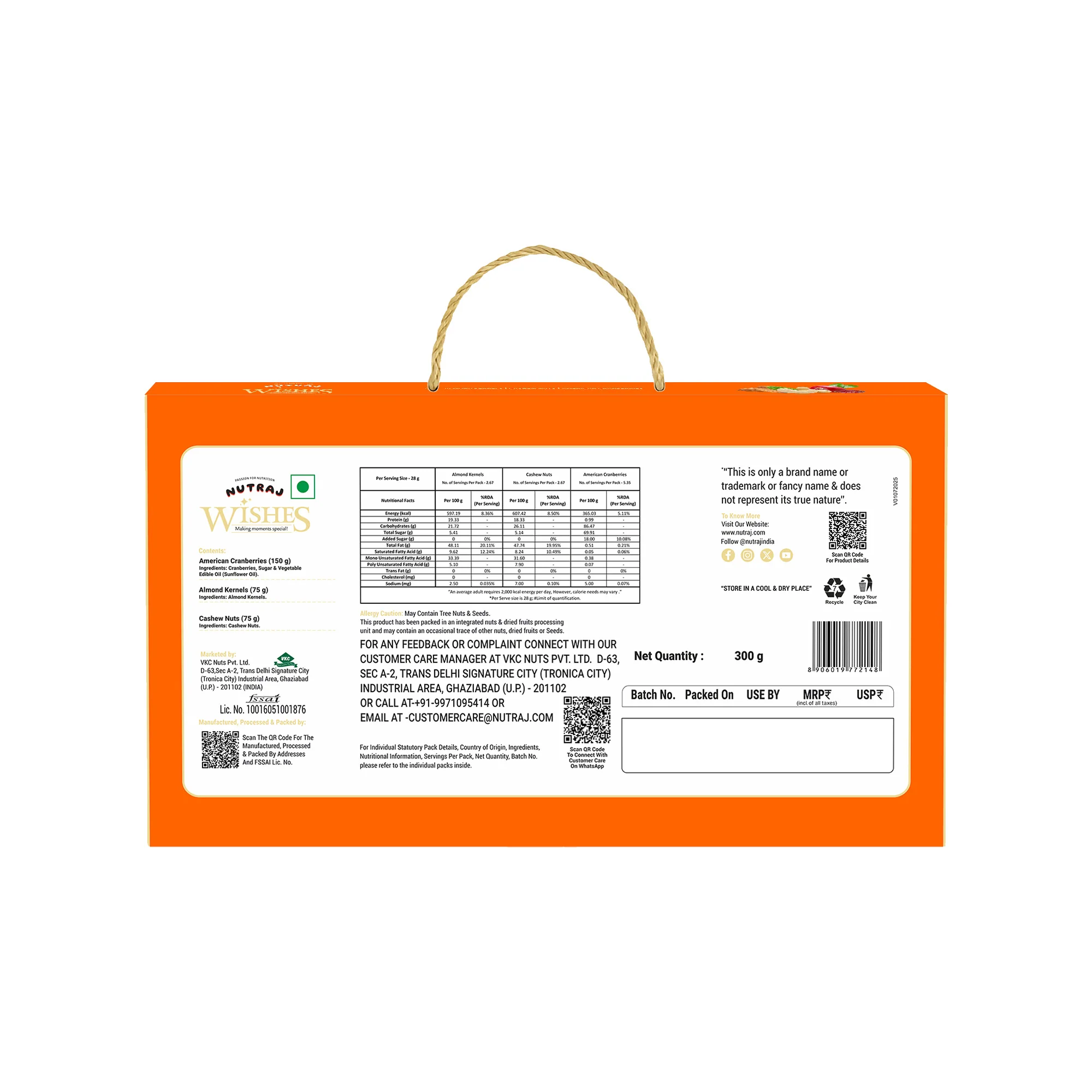 Nutraj Wishes Birds of Bliss Diwali Gift Box 300g | GB-154 - Image 5