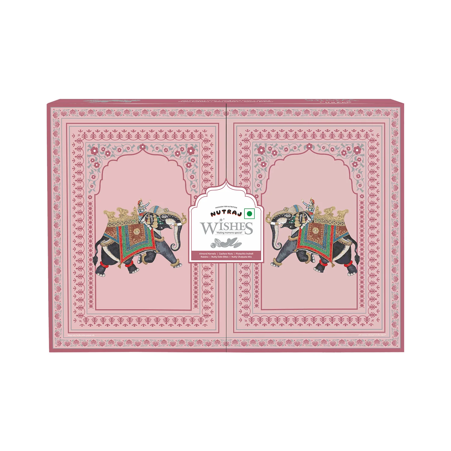 Nutraj Wishes Double Delight 1 Kg Diwali Gift Box | GB-88 - Image 2
