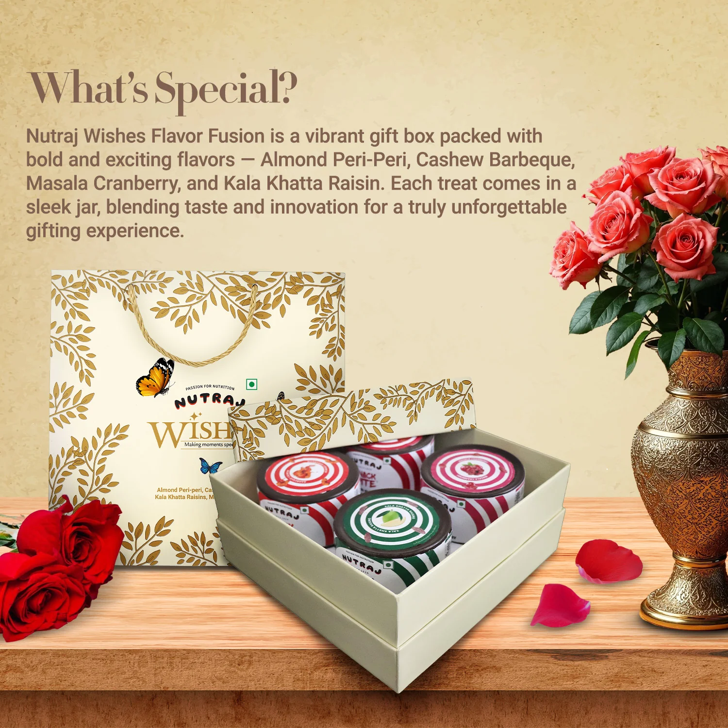 Nutraj Wishes Flavor Fusion 400g Diwali Gift Box | GB-155 - Image 5