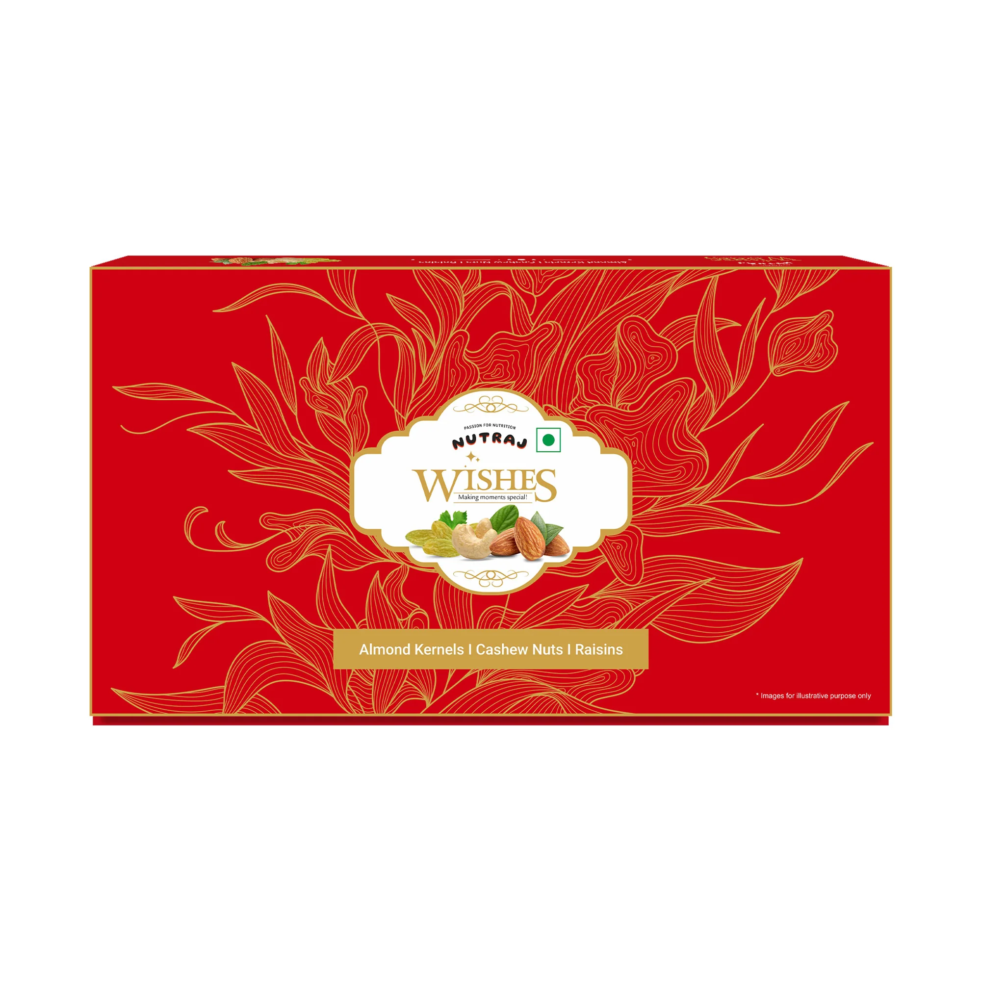 Nutraj Wishes Leafy Wispers 300g Diwali Gift Box | GB-152 - Image 4