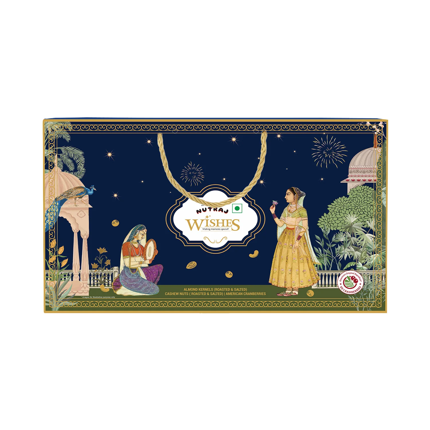 Nutraj Wishes Regal Elegance Diwali Gift Box 600g | GB-157 - Image 2