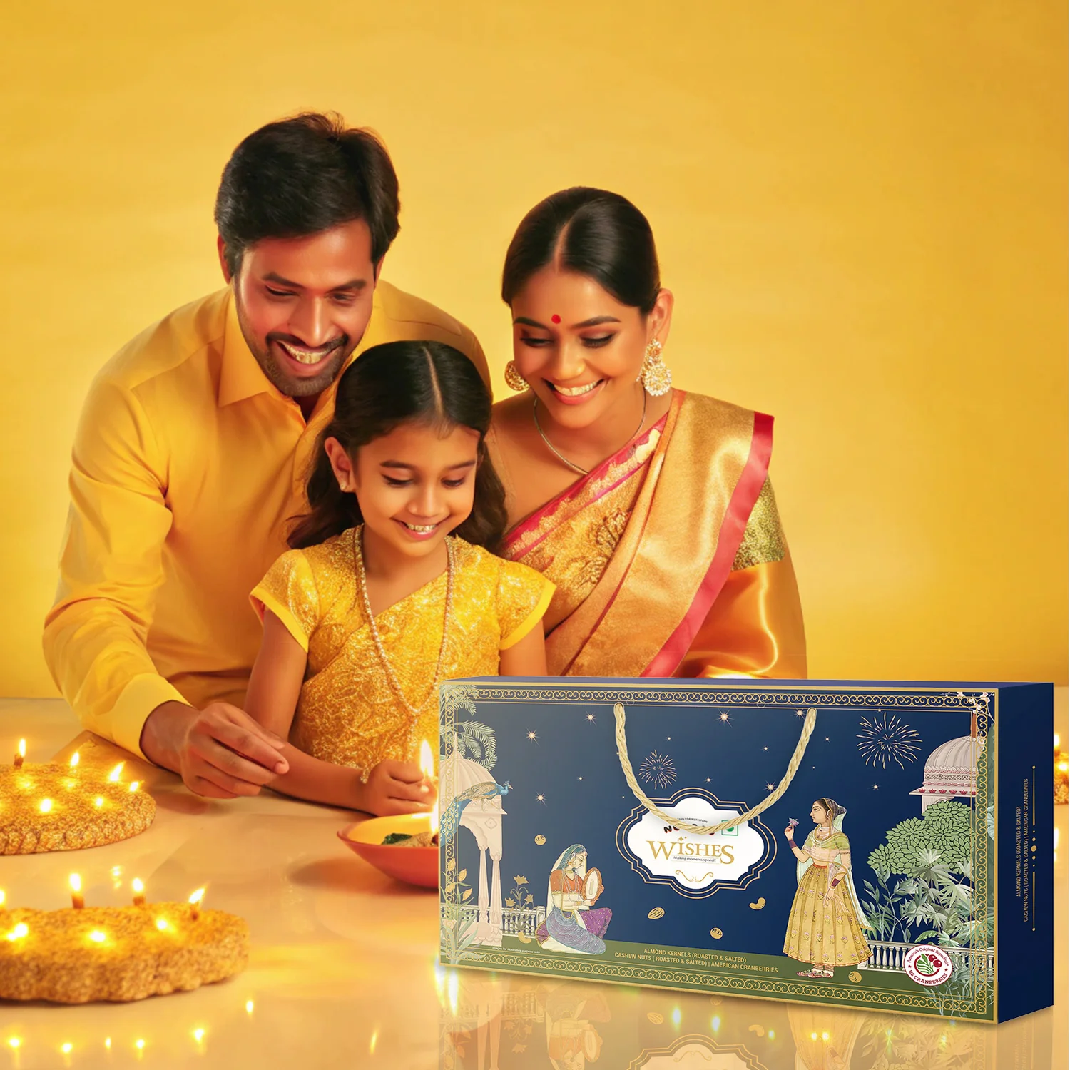 Nutraj Wishes Regal Elegance Diwali Gift Box 600g | GB-157 - Image 7