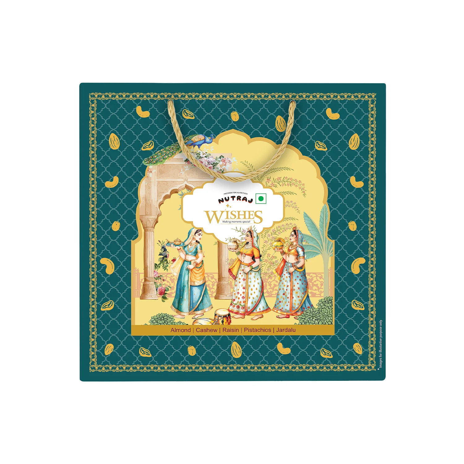 Nutraj Wishes Regal Tradition 1 Kg Diwali Gift Box | GB-158 - Image 5