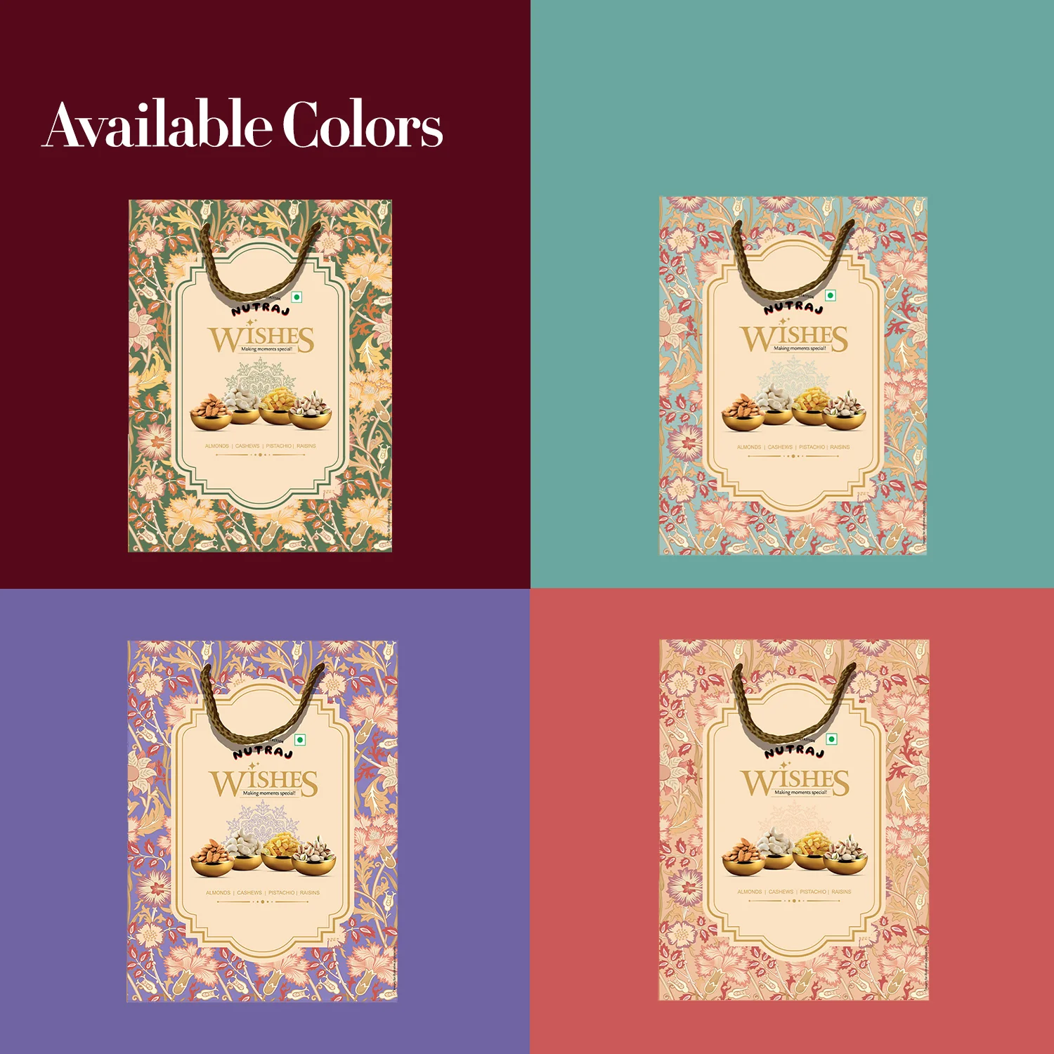 Nutraj Wishes Royal Blossom 600g Diwali Gift Hamper | GB-59 - Image 6