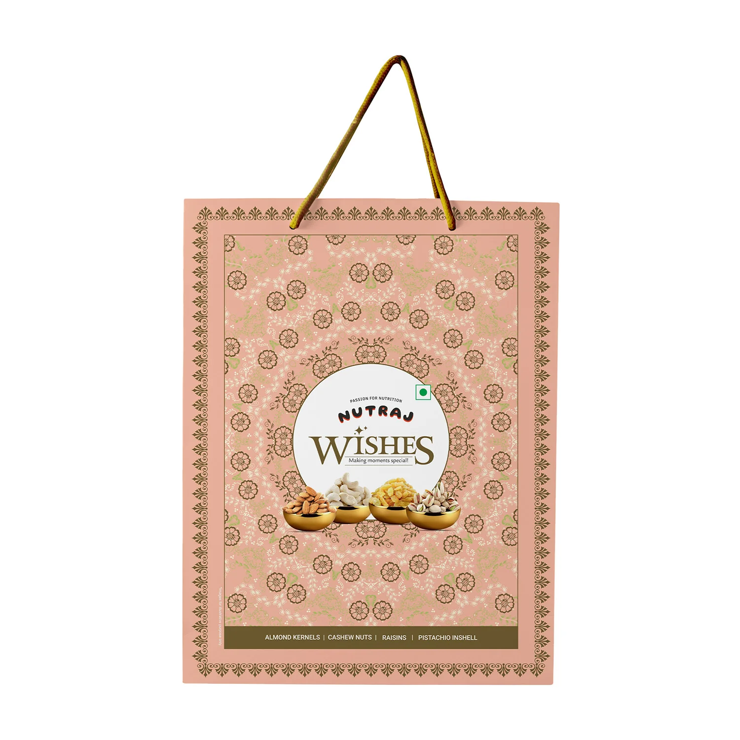 Nutraj Wishes Royal Blossom Diwali Gift Box 500g | GB-151 - Image 4