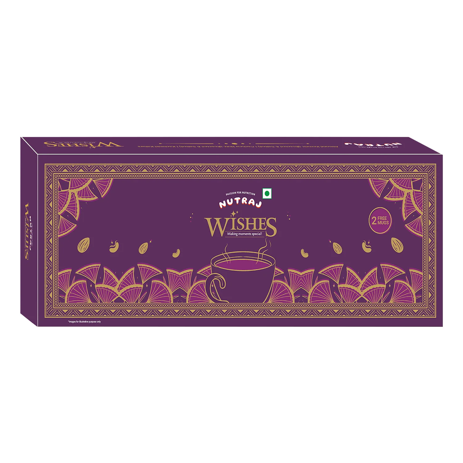 Nutraj Wishes Valley of Warmth 500g Diwali Gift Hamper | GB-86 - Image 2