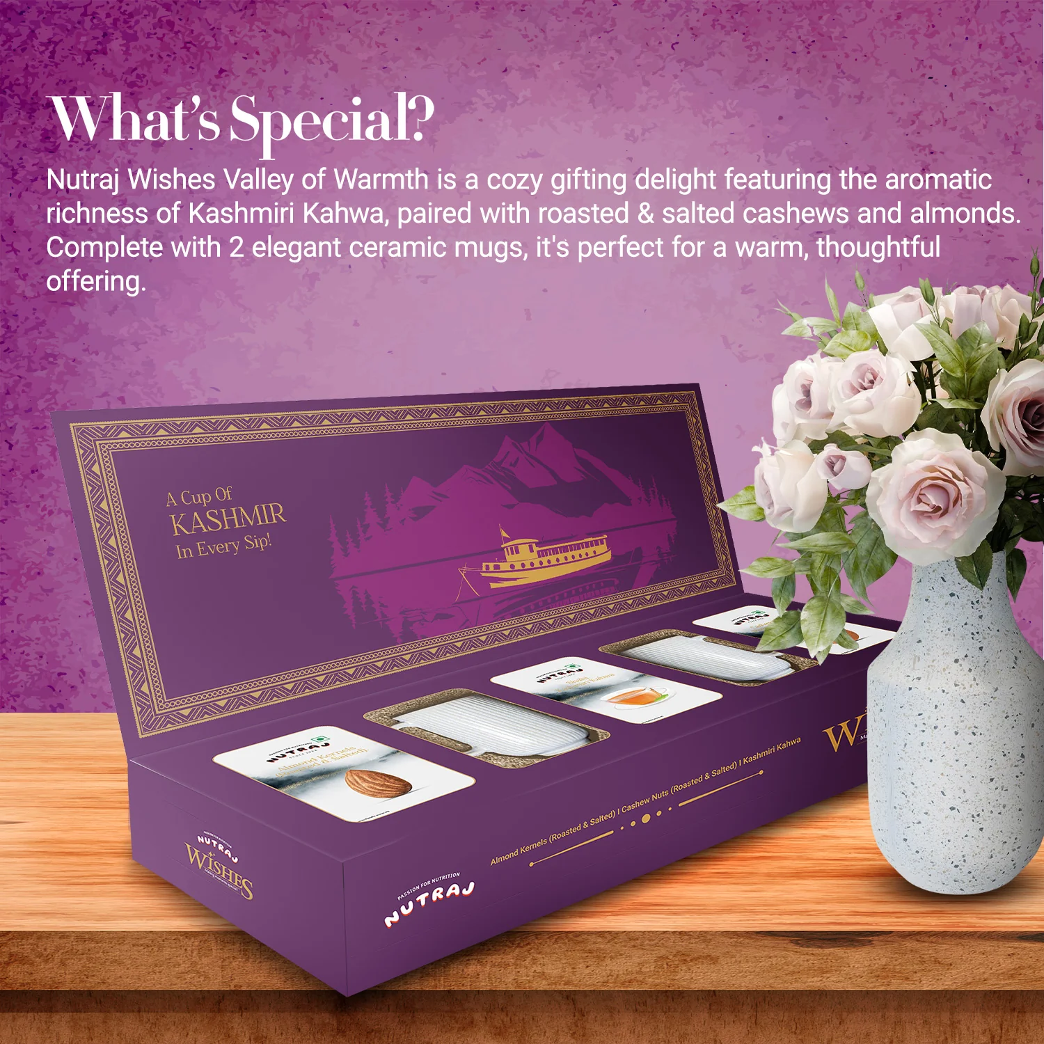 Nutraj Wishes Valley of Warmth 500g Diwali Gift Hamper | GB-86 - Image 5